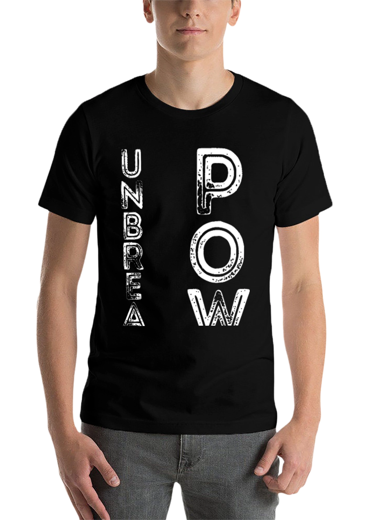 Black UNBREAK POW Graphic T-Shirt view 7