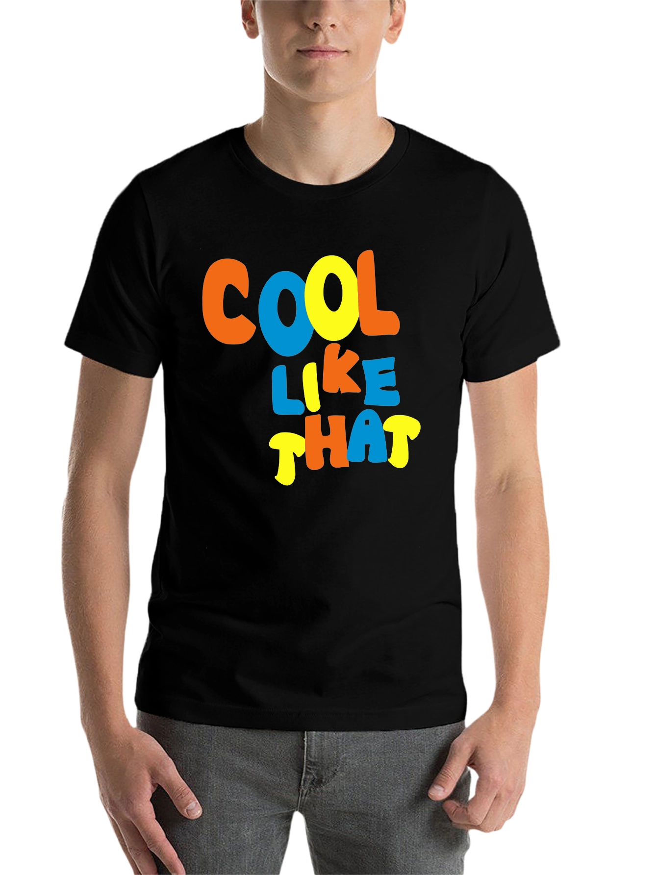 Black Cool Like That Graphic T-Shirt - Bold Statement Tee view 7