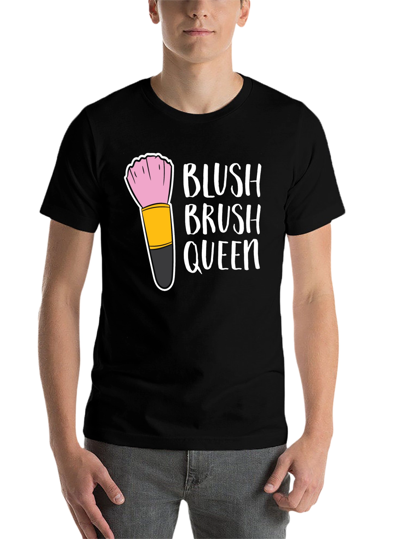 Black Blush Brush Queen Graphic Tee view 7
