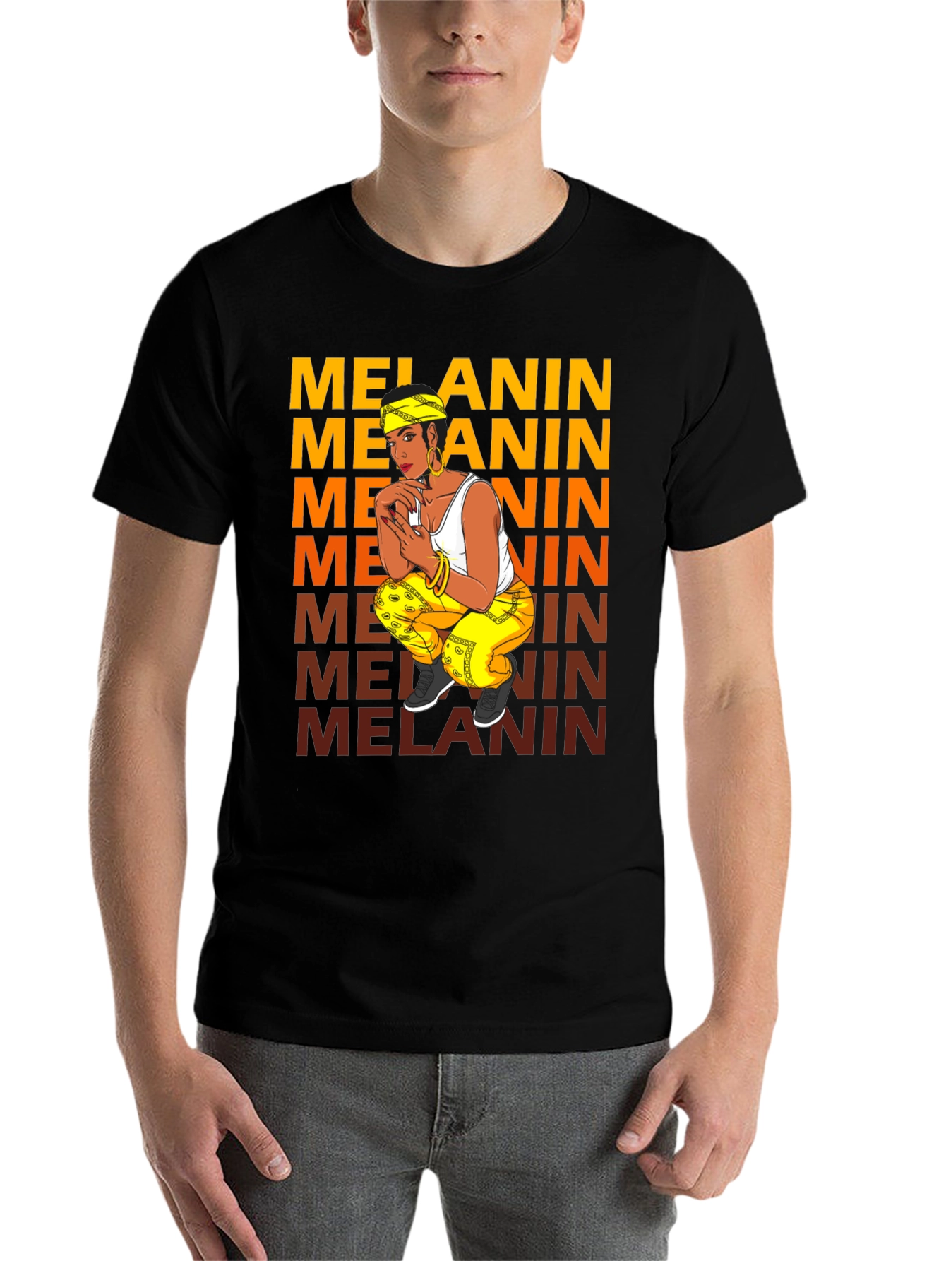 Black Melanin T-Shirt view 7