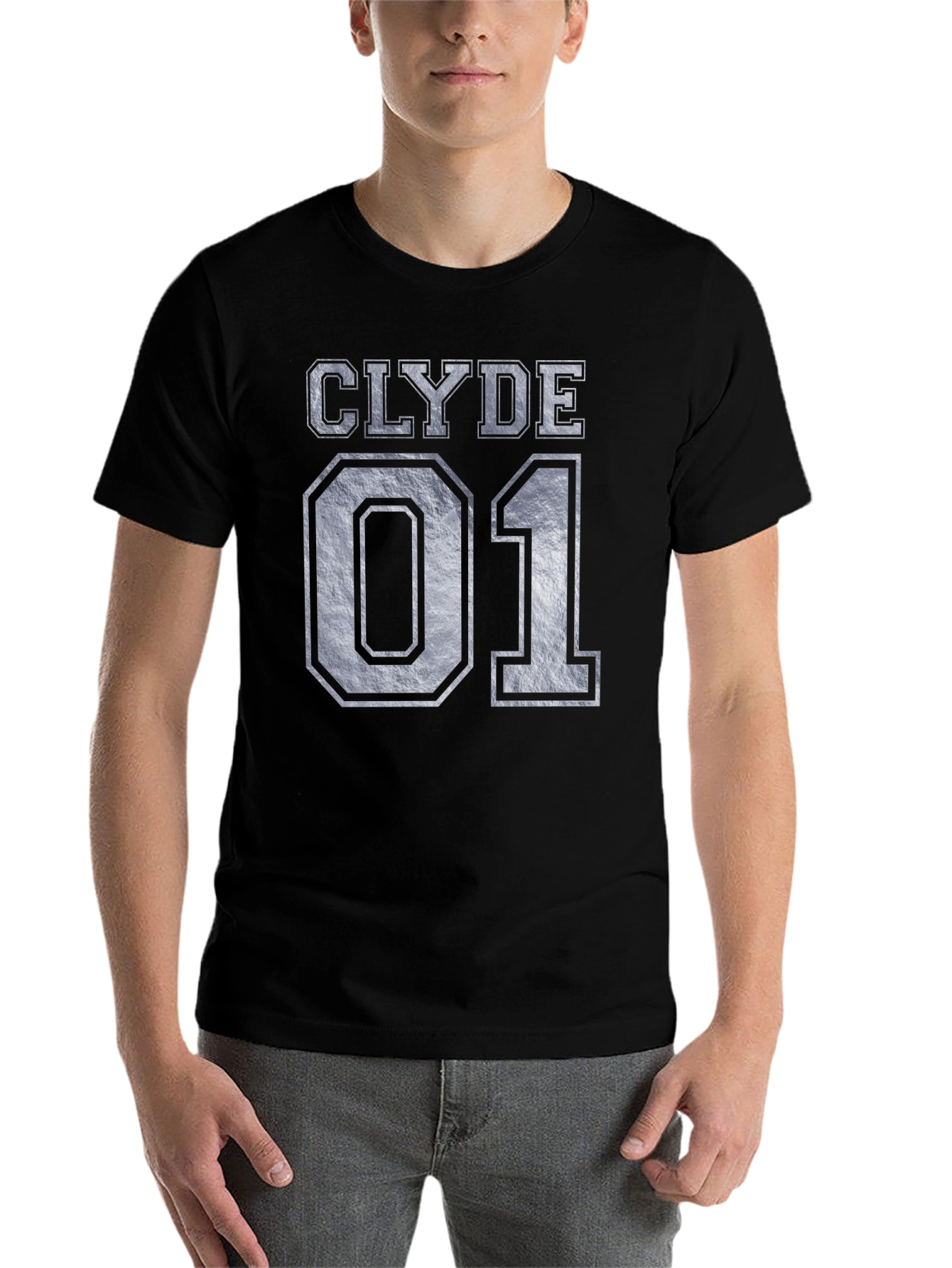 Black Clyde 01 Graphic Tee - Black Cotton Blend view 7