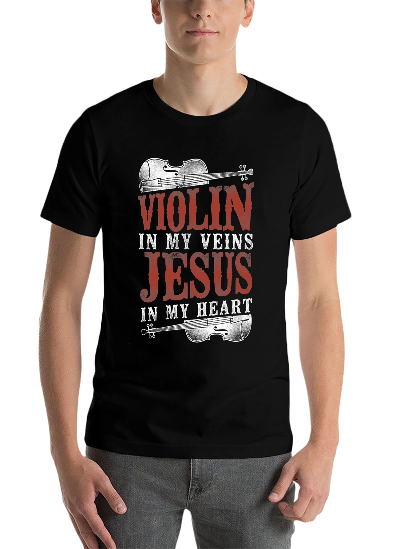 Black Violin Jesus Graphic Tee view 7