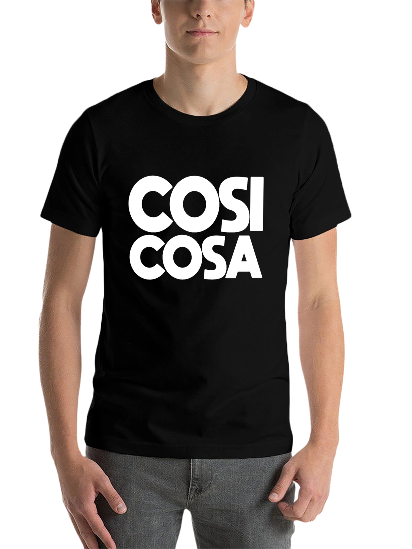 Black Cosi Cosa Graphic Tee - Everyday Comfort view 7
