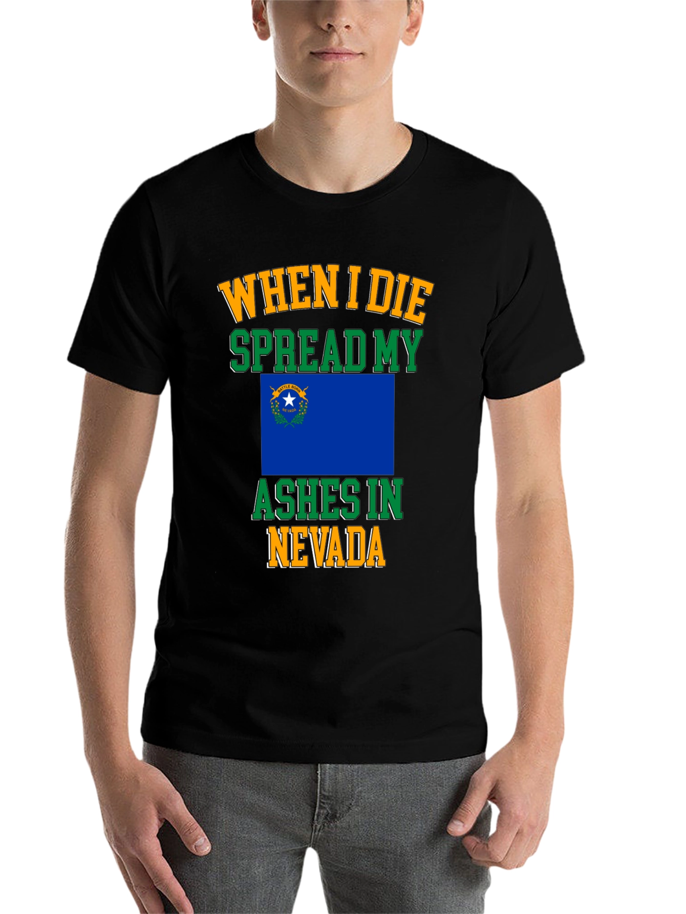 Black Nevada Ashes T-Shirt view 7