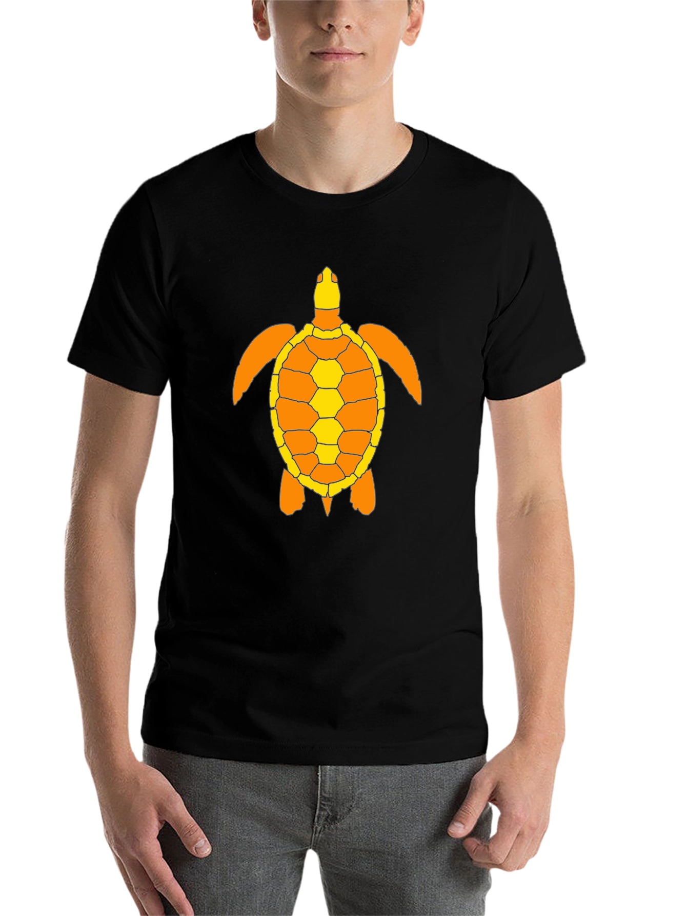 Black Turtle Graphic Tee - Stylish Casual Comfort view 7