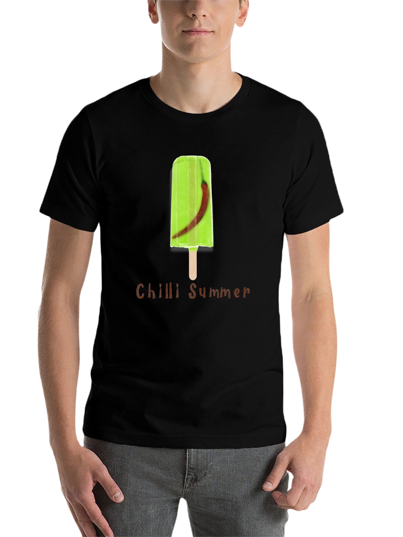 Black Chilli Summer Graphic T-Shirt view 7