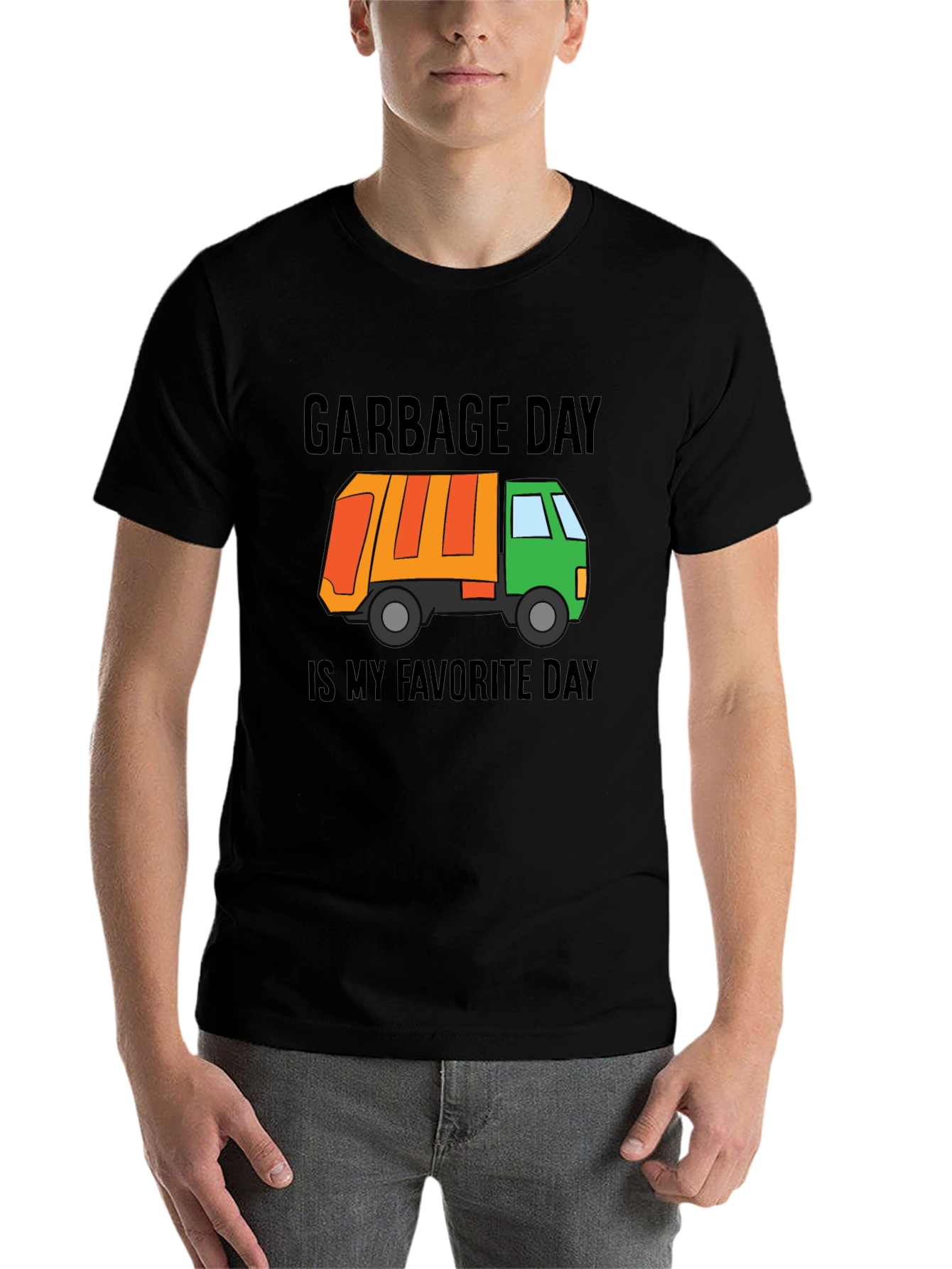 Black Garbage Day is My Favorite Day T-Shirt view 7