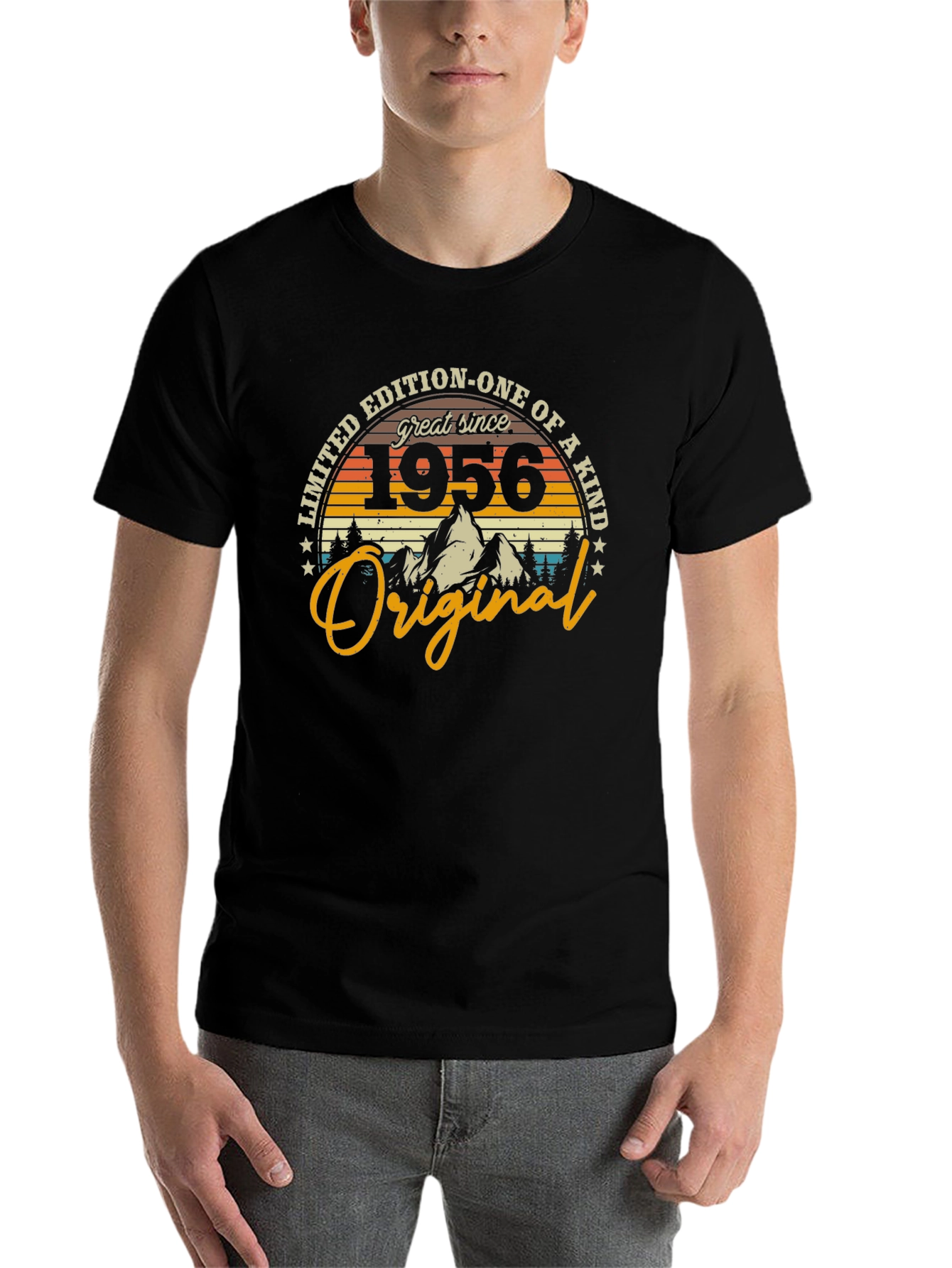 Black Limited Edition 1956 Original T-Shirt view 7