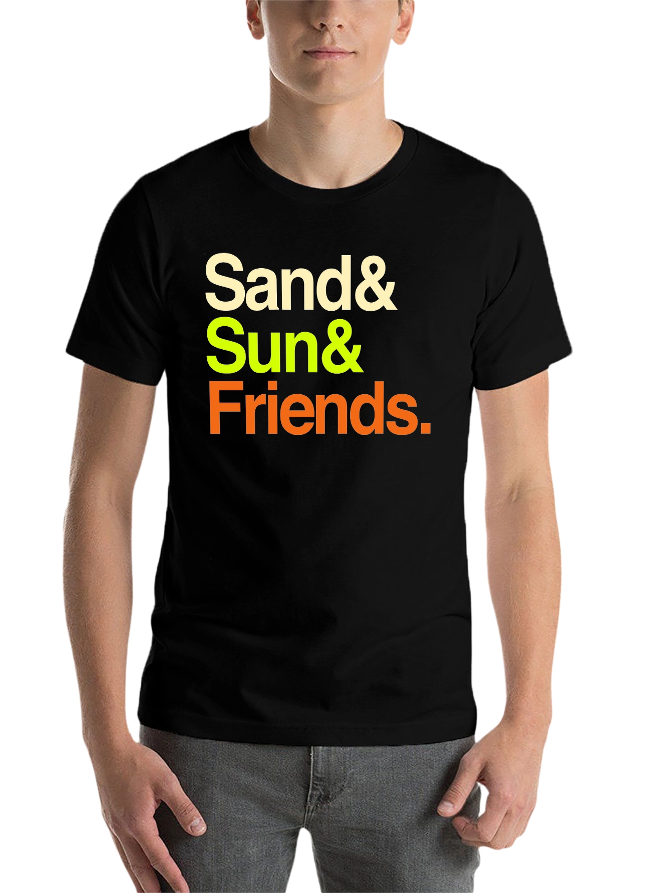 Black Sand & Sun & Friends T-Shirt view 7
