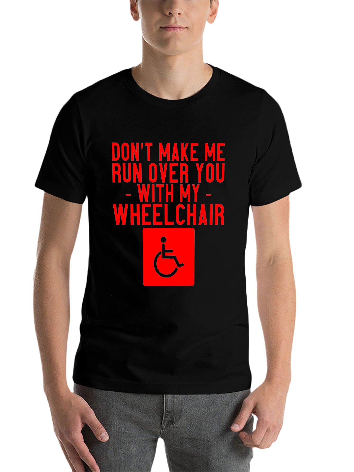 Black Don't Make Me Run You Over T-Shirt view 7