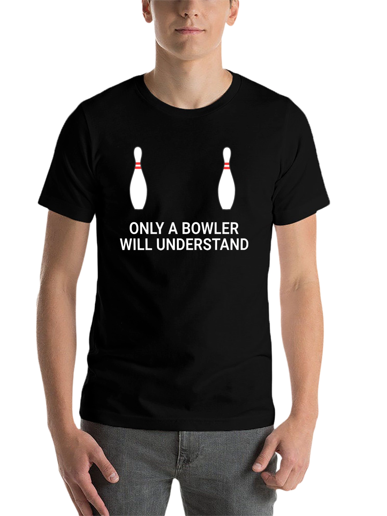 Black Bowler's Humor T-Shirt: Only Bowlers Understand view 7