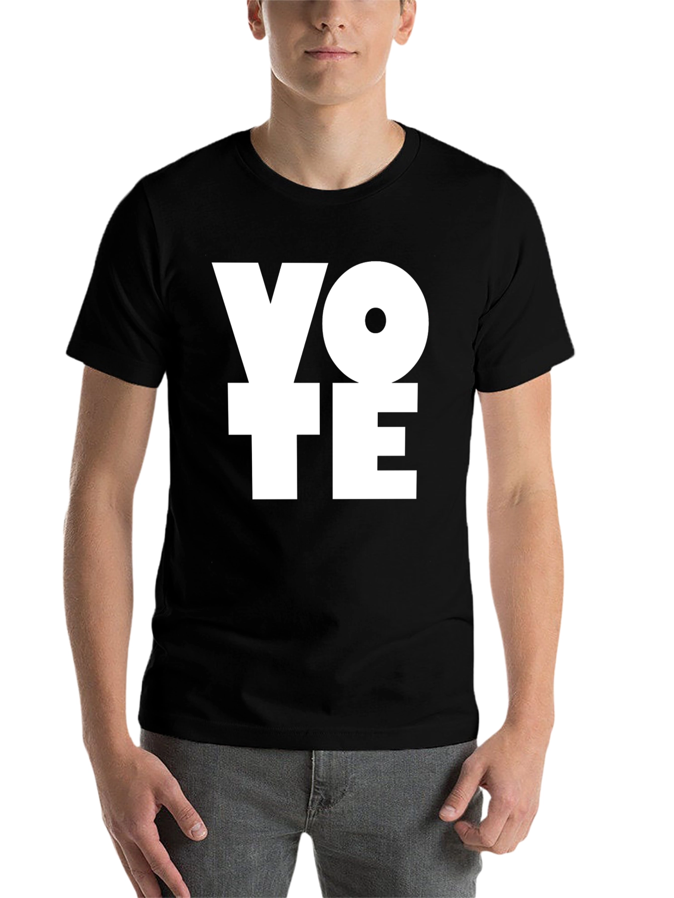 Black Vote Graphic Tee - Black Cotton view 7