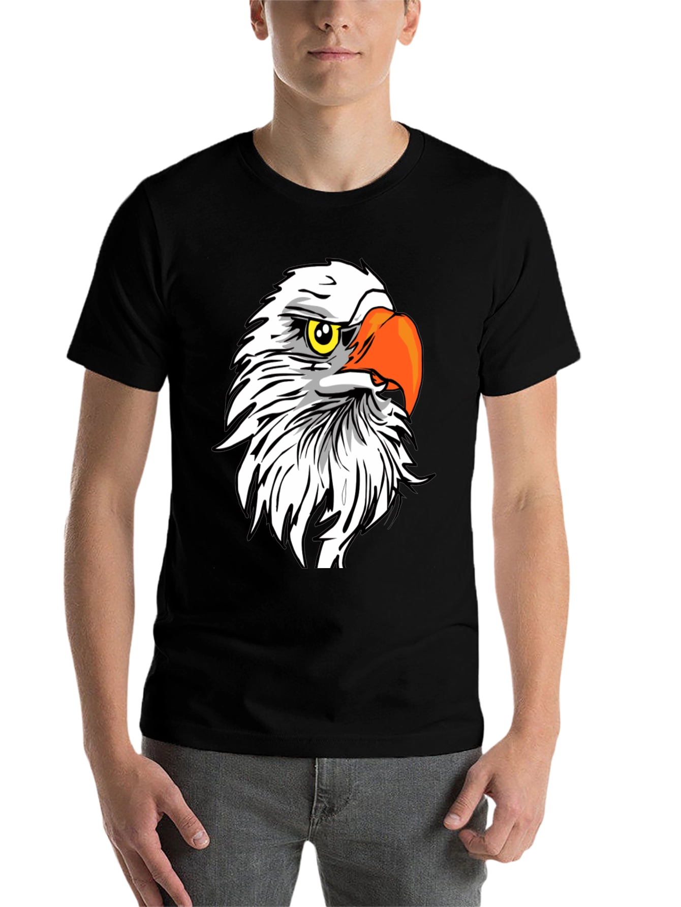 Black Eagle Graphic T-Shirt - Bold and Patriotic view 7
