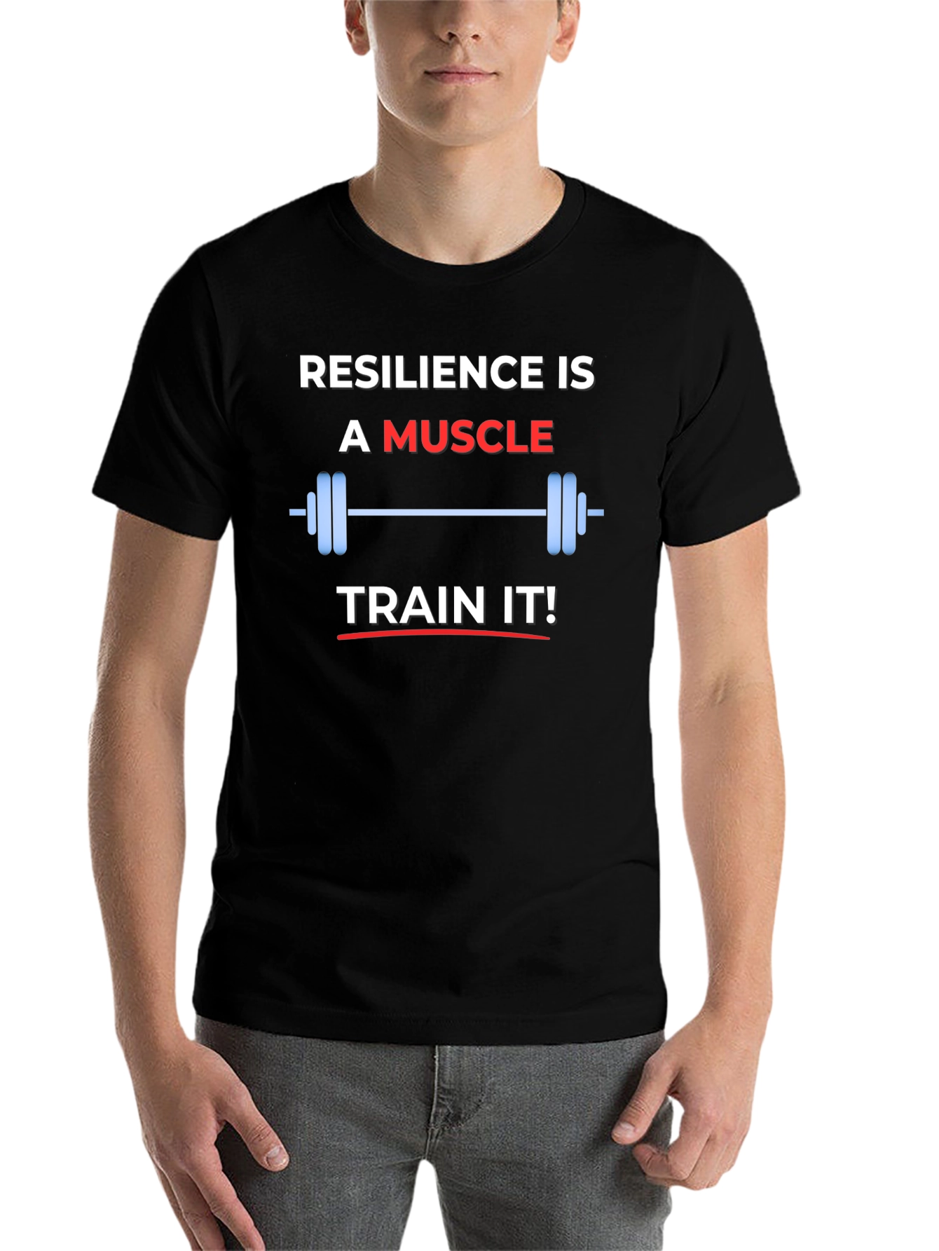 Black Resilience is a Muscle Graphic T-Shirt view 7