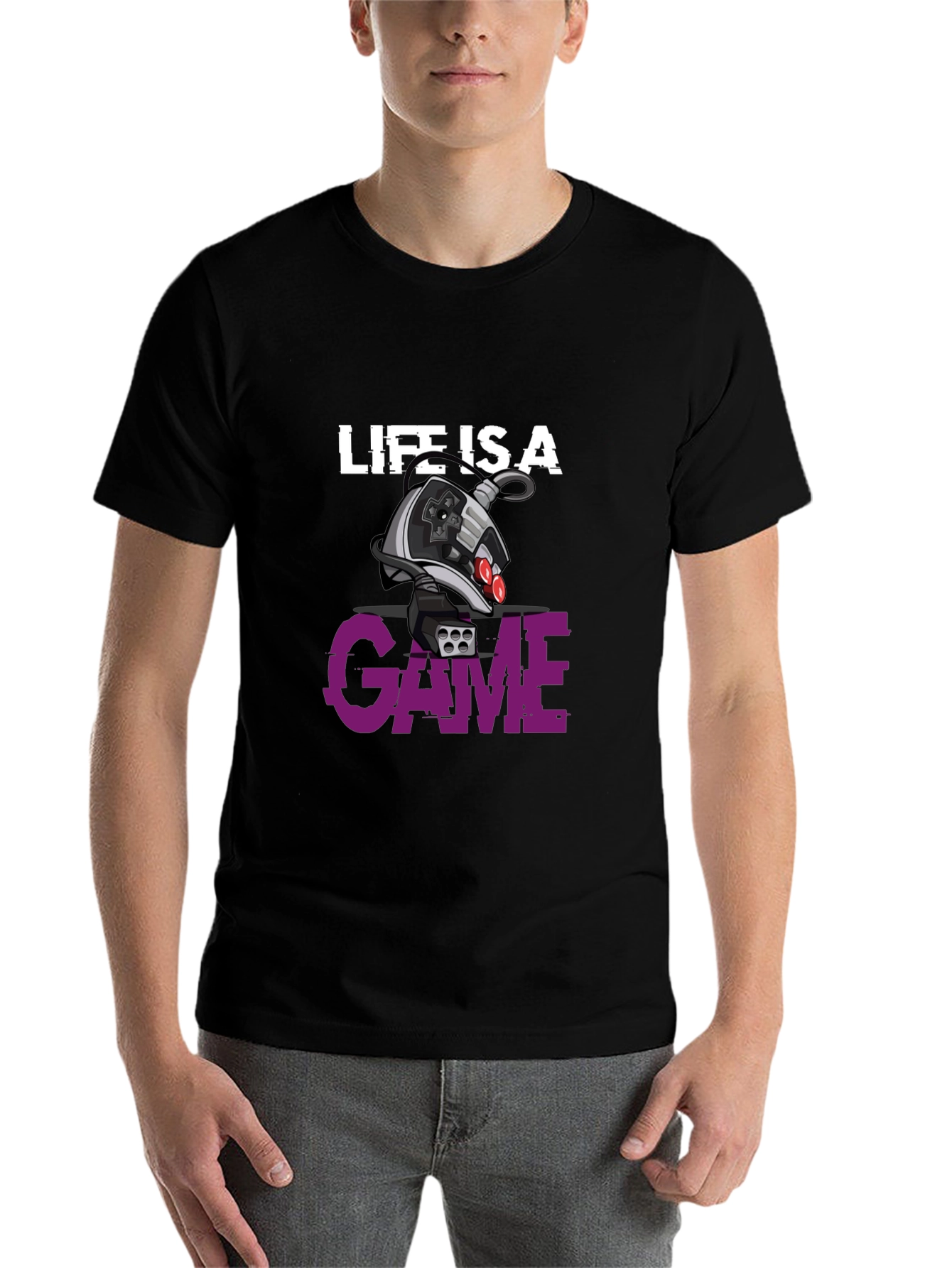 Black Life is a Game T-Shirt view 7