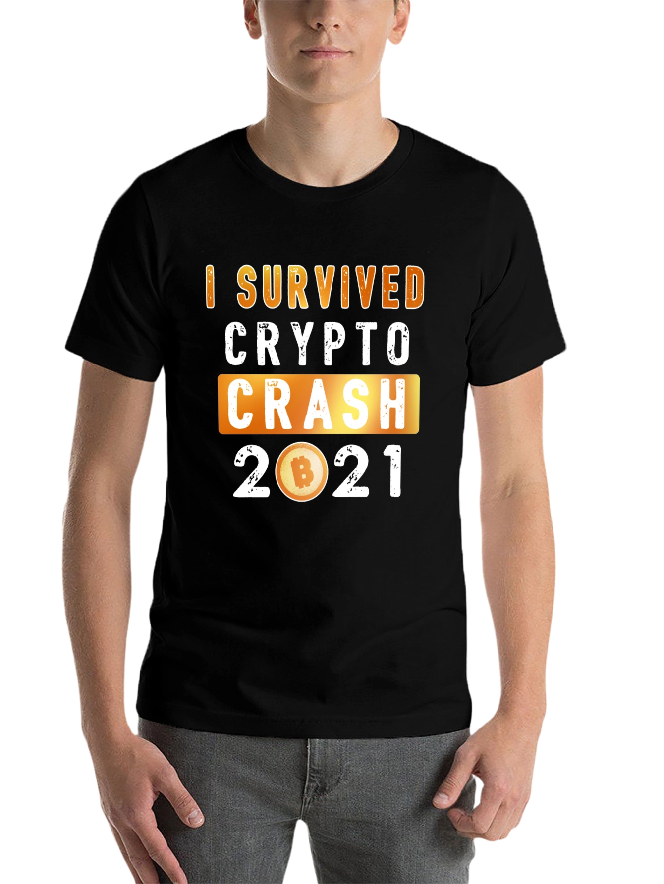 Black Crypto Crash 2021 T-Shirt view 7
