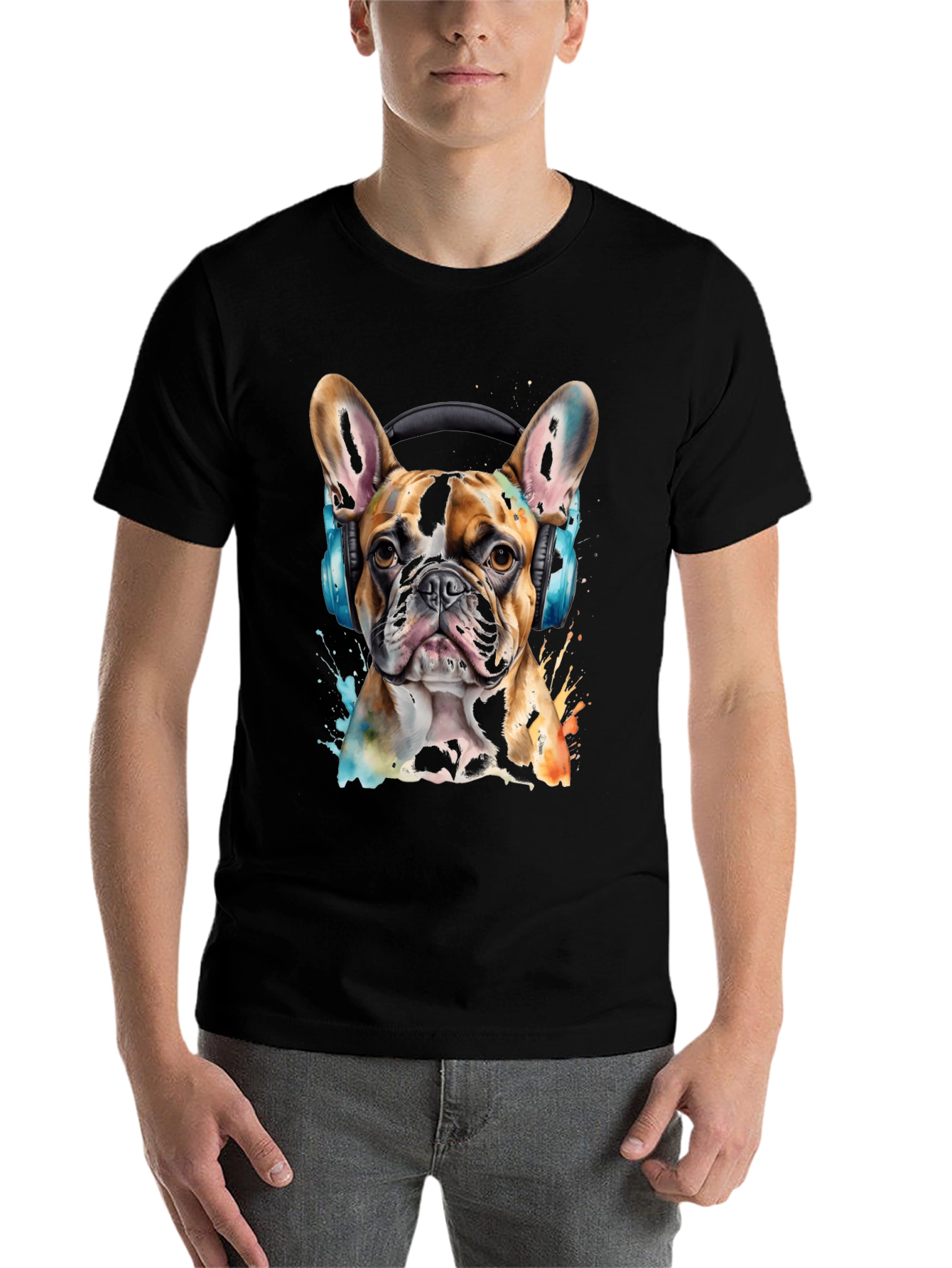 Black Bulldog DJ Graphic Tee view 7