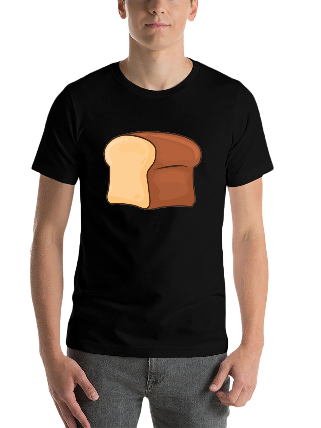 Black Bread Graphic T-Shirt - Comfort & Style view 7