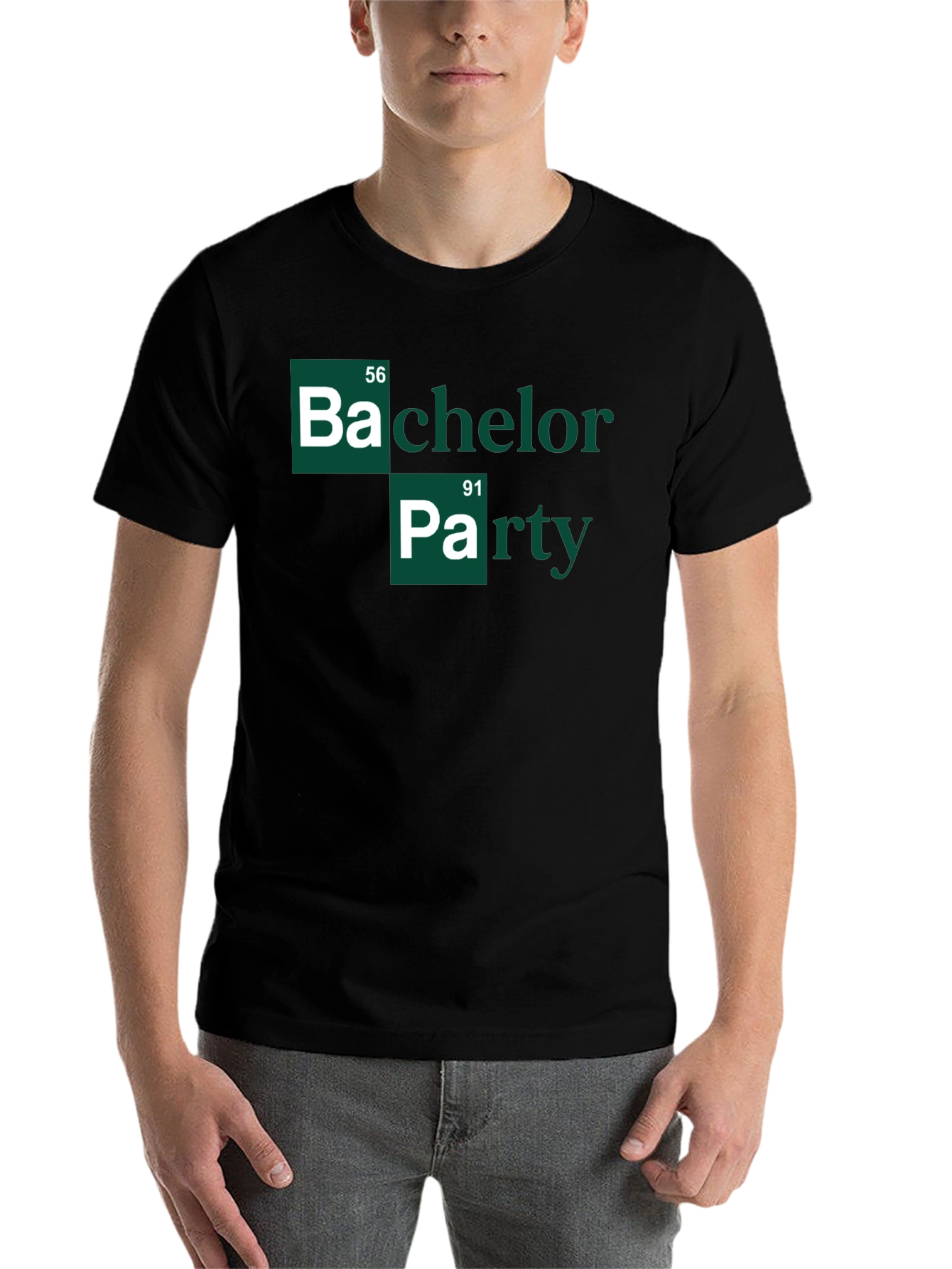 Black Bachelor Party Chemistry Shirt view 7