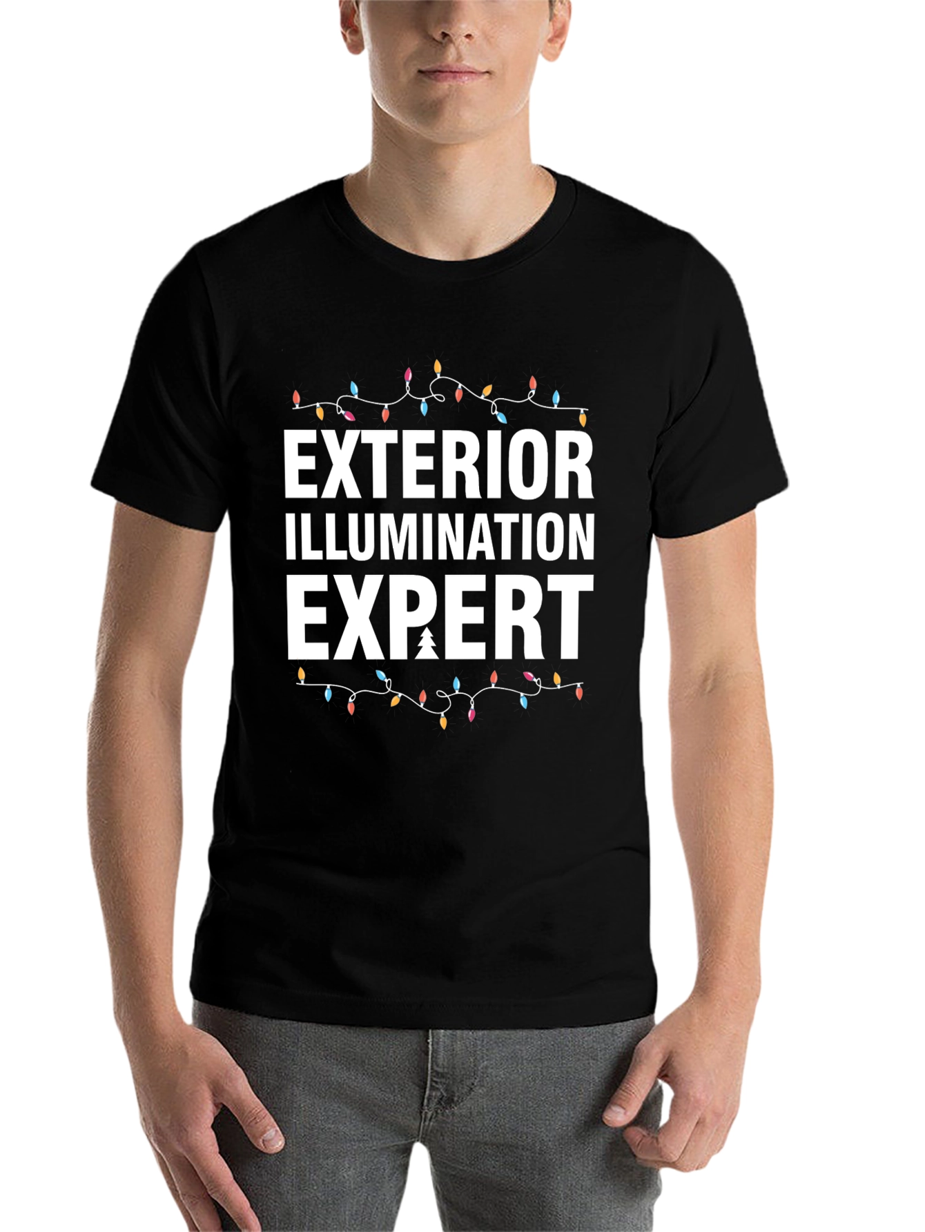 Exterior Illumination Expert Christmas Lights T-Shirt - 7