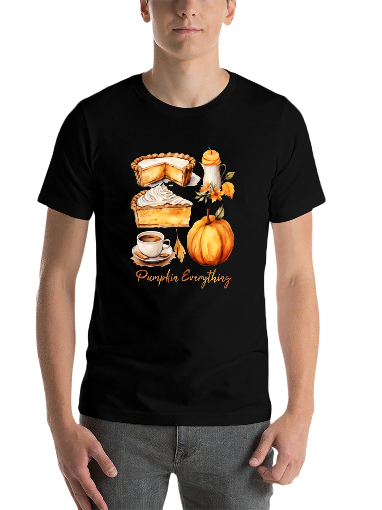 Black Pumpkin Everything Graphic Tee view 7