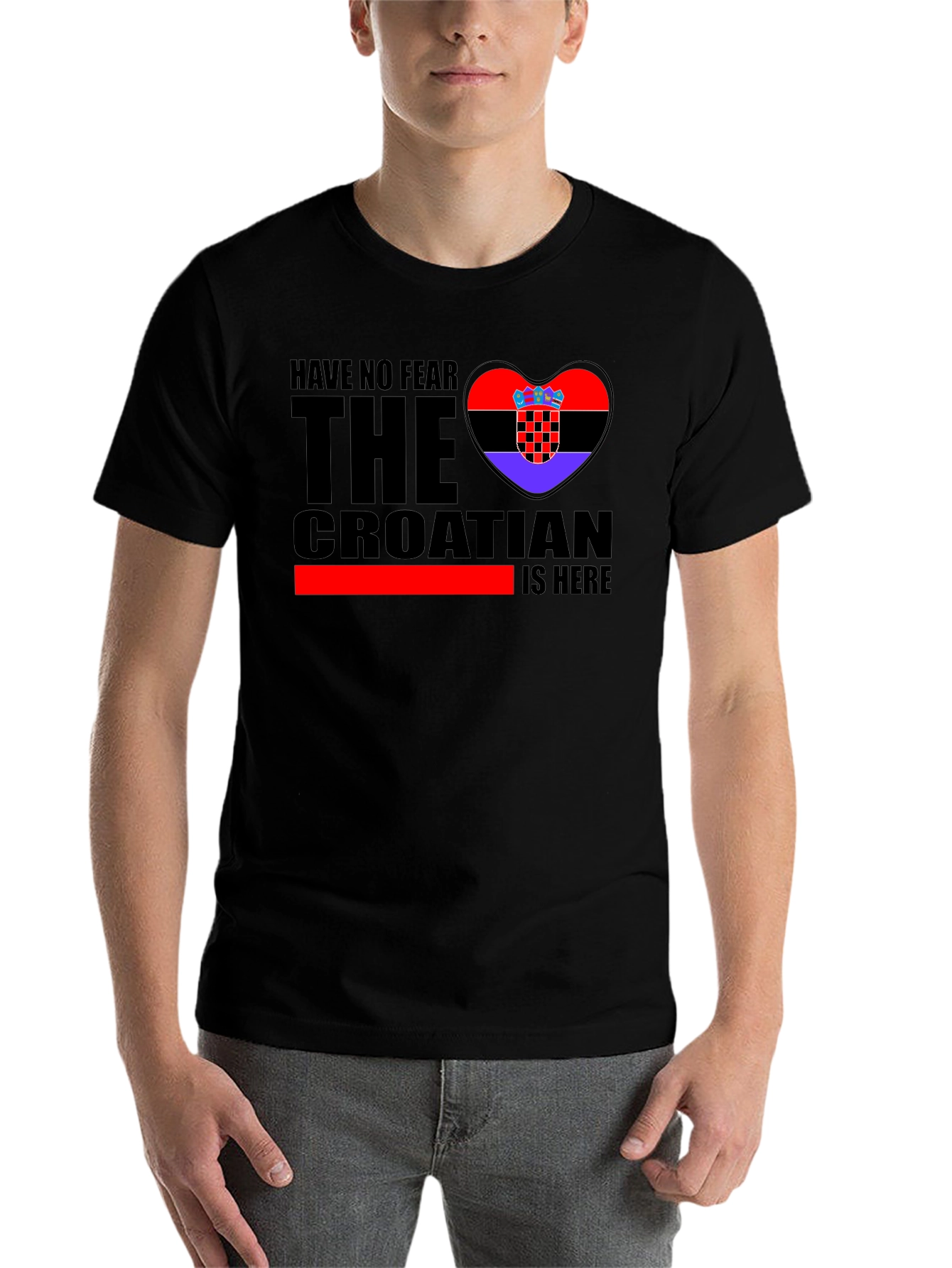 Croatian Pride Black T-Shirt - Have No Fear - 7
