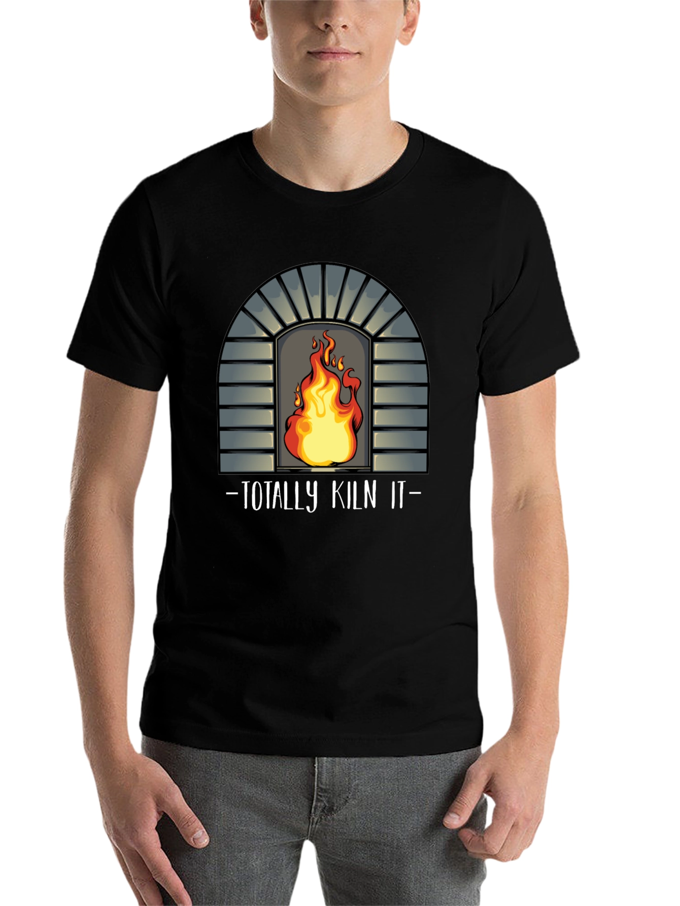 Black Totally Kiln It! Graphic Tee view 7