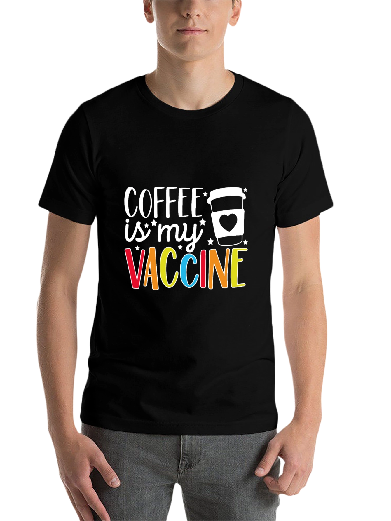 Coffee is My Vaccine Graphic Tee - 7