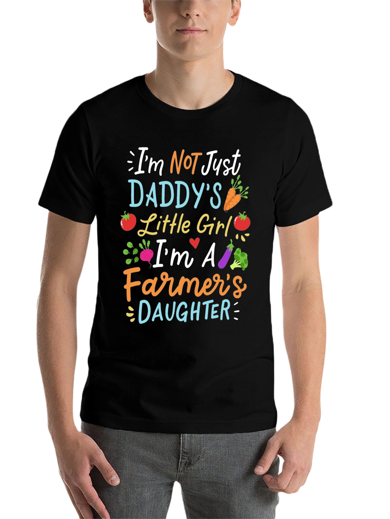Black Farmer's Daughter Graphic T-Shirt view 7