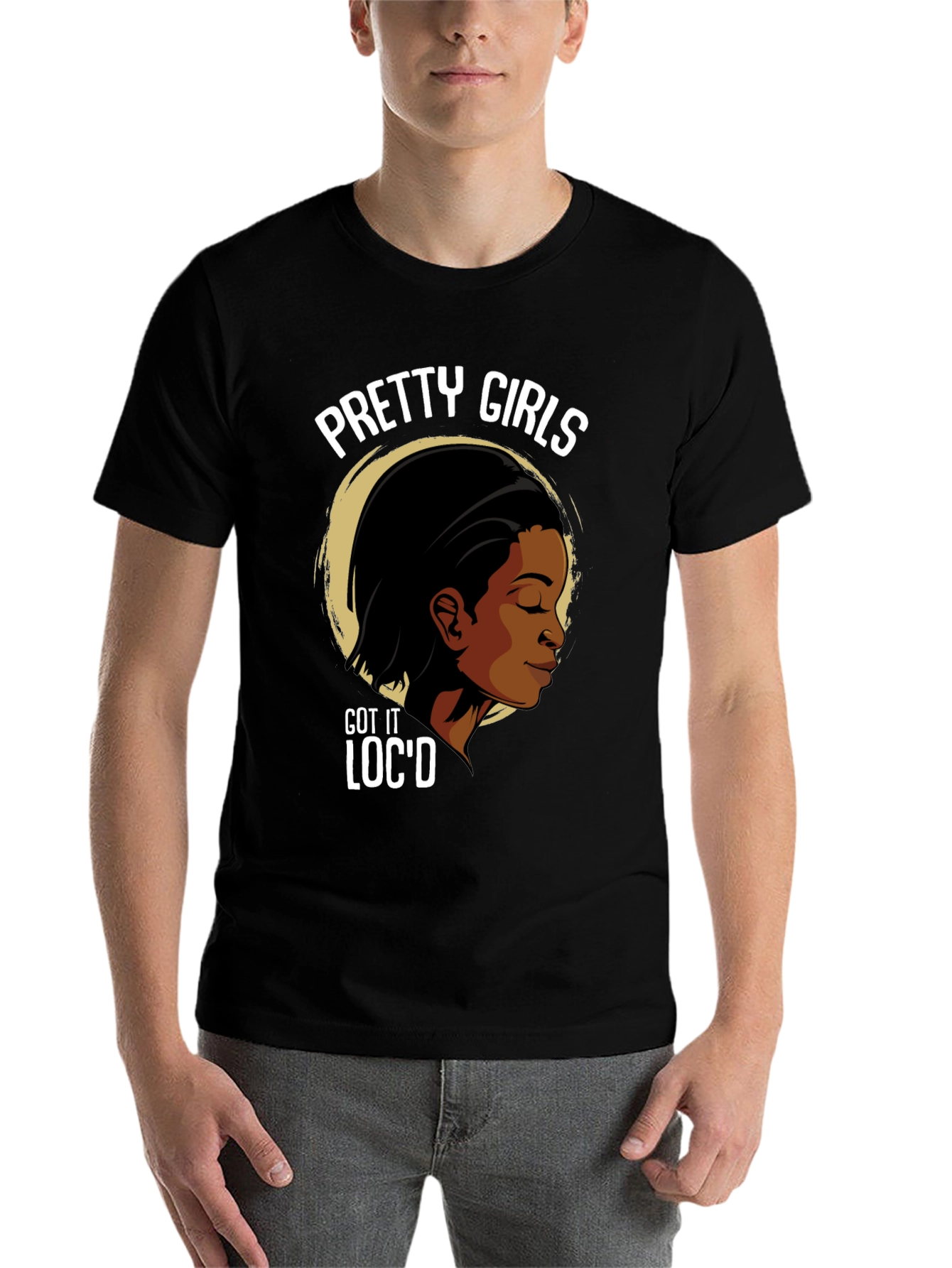 Black Pretty Girls Loc'd T-Shirt - Stylish Graphic Tee view 7