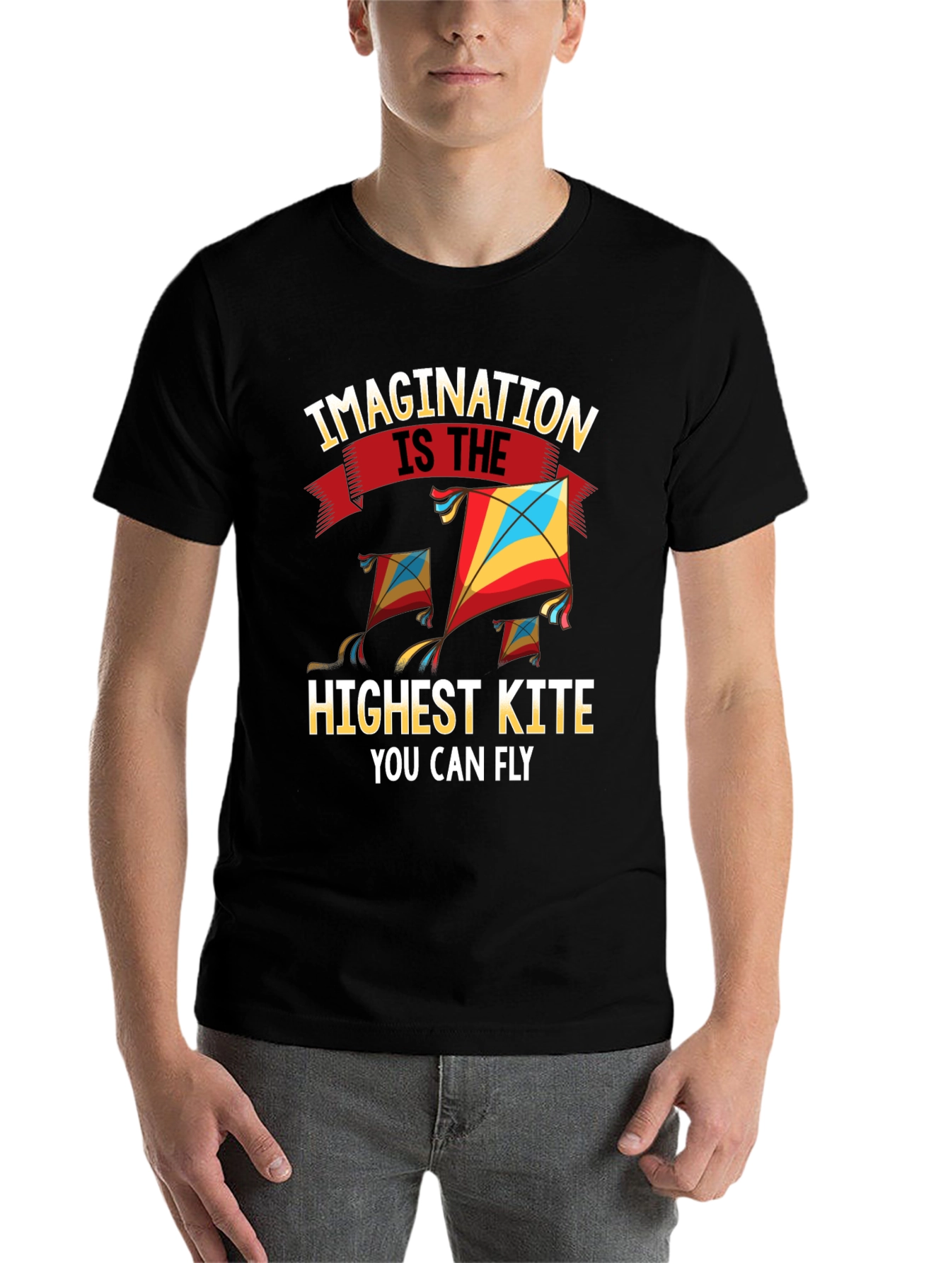 Black Imagination Highest Kite T-Shirt view 7