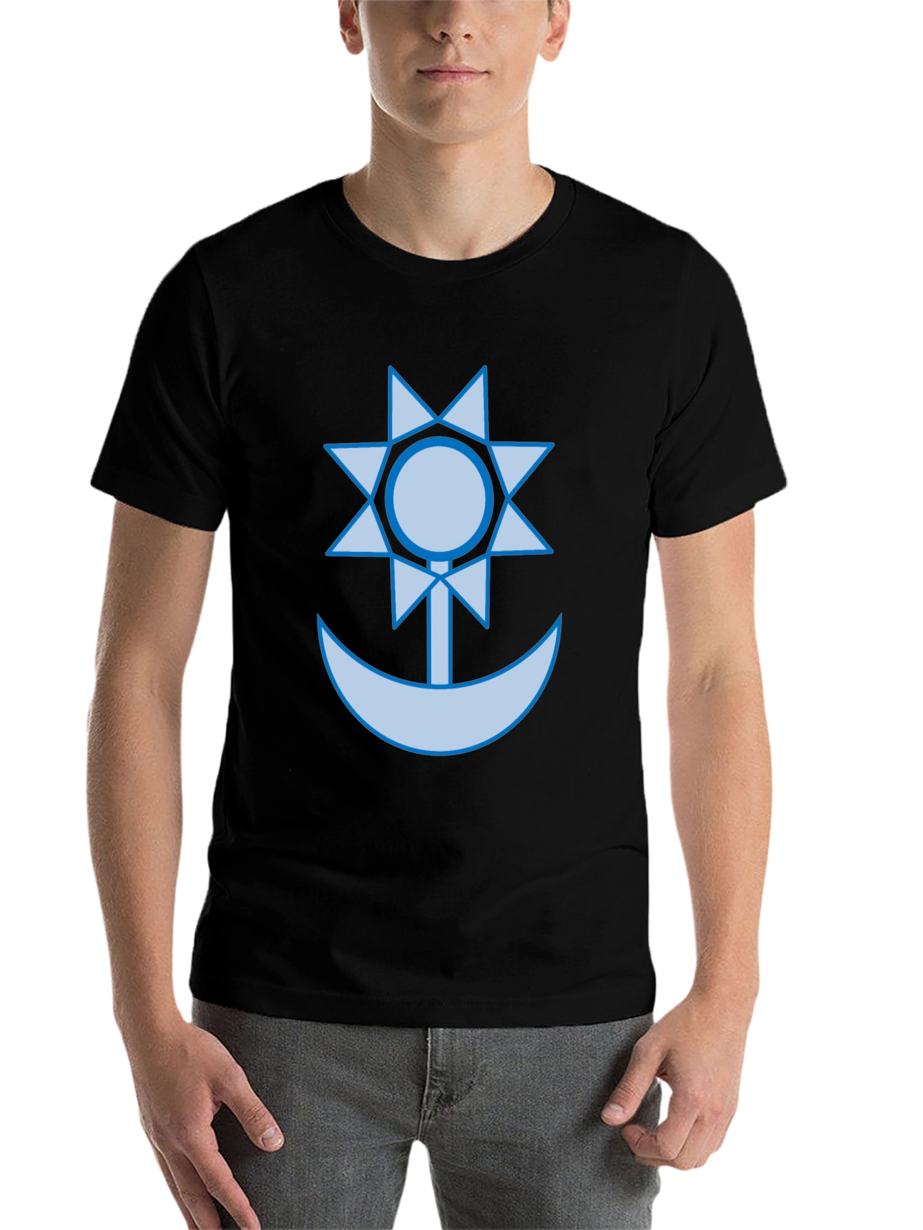 Celestial Anchor Graphic Tee - Stylish Comfort - 7
