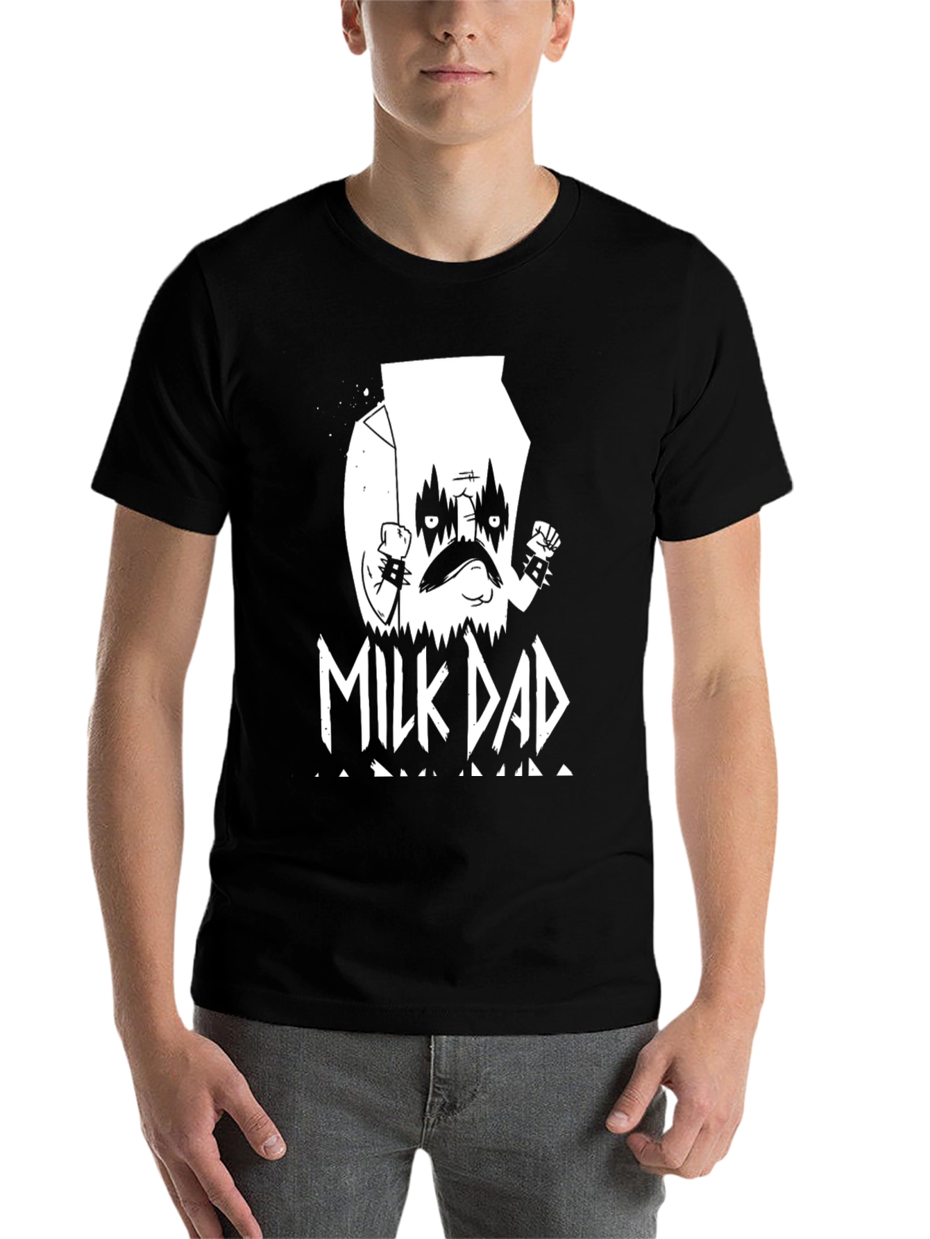Black Milk Dad Black Metal T-Shirt view 7