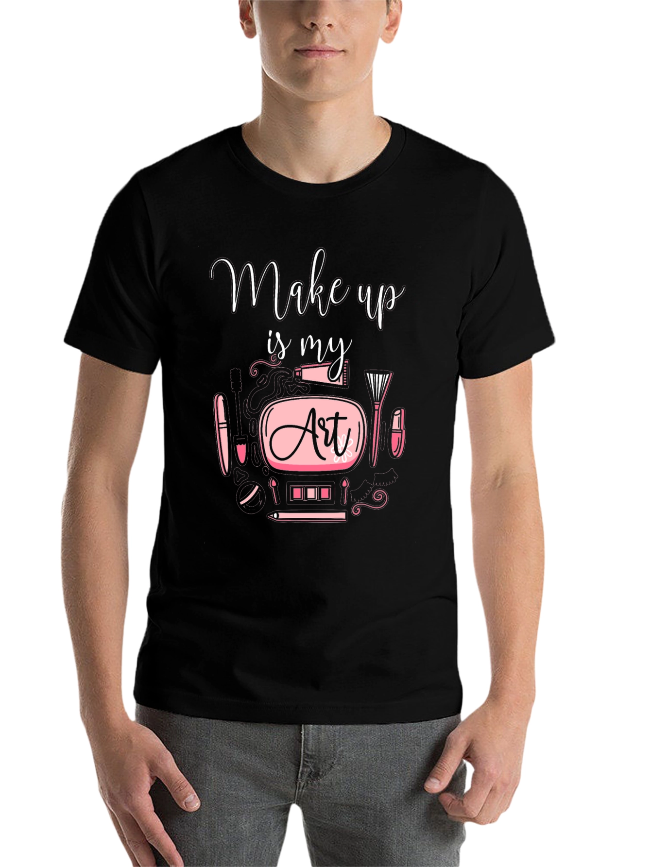 Black Make Up is My Art - Graphic Tee view 7