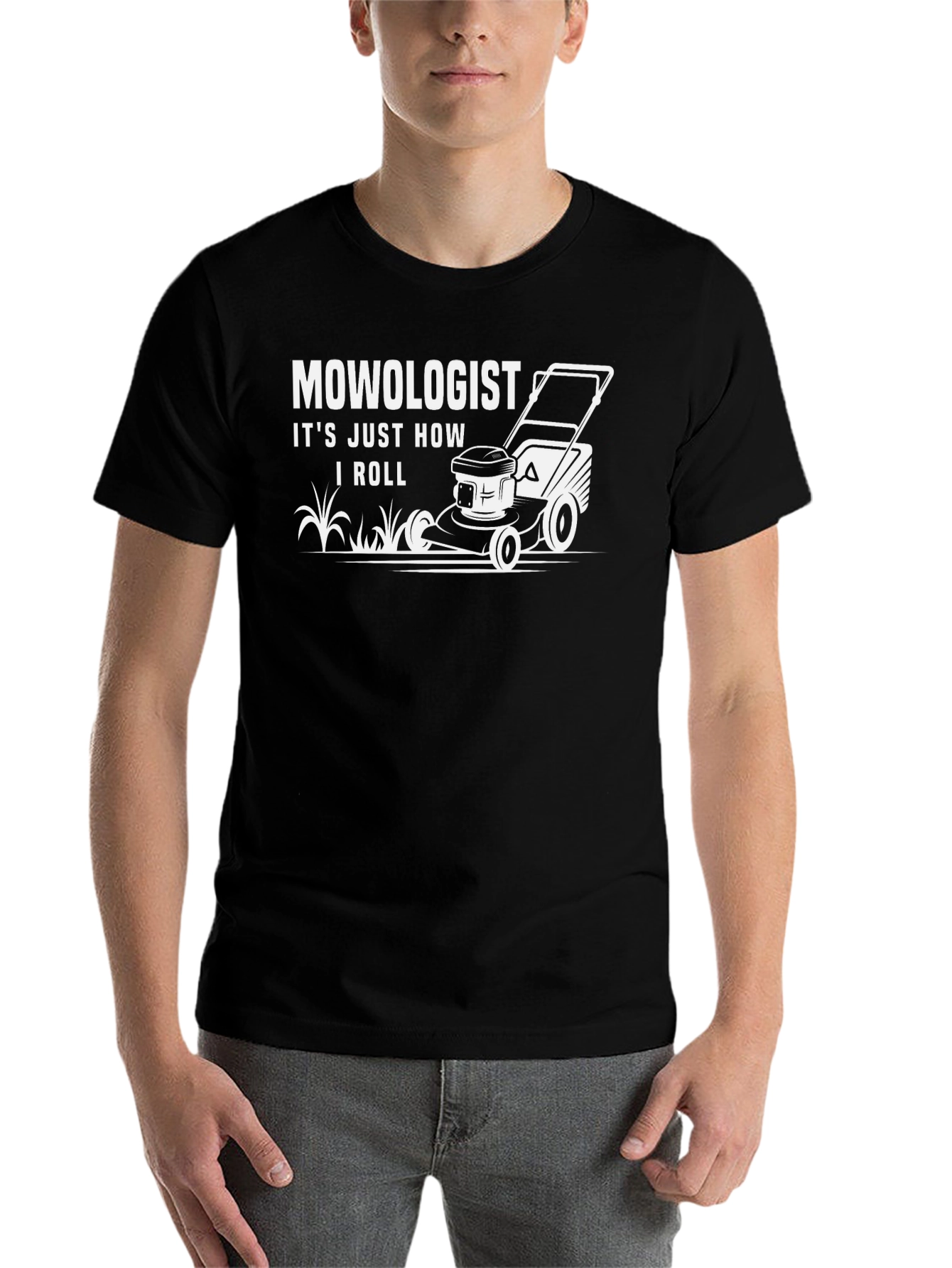 Black Mowologist T-Shirt - How I Roll view 7