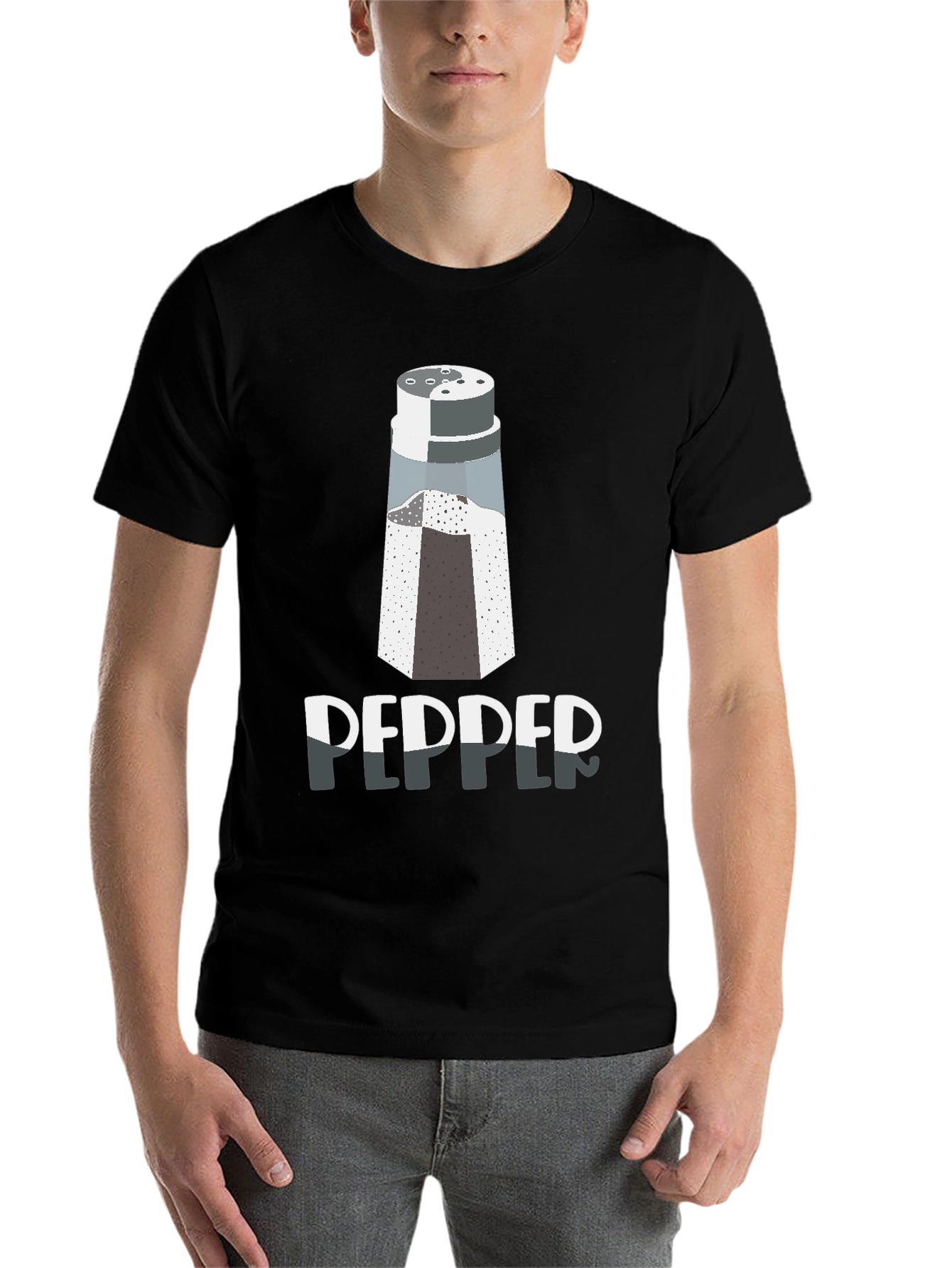 Black Pepper Shaker Graphic Tee - Unisex view 7