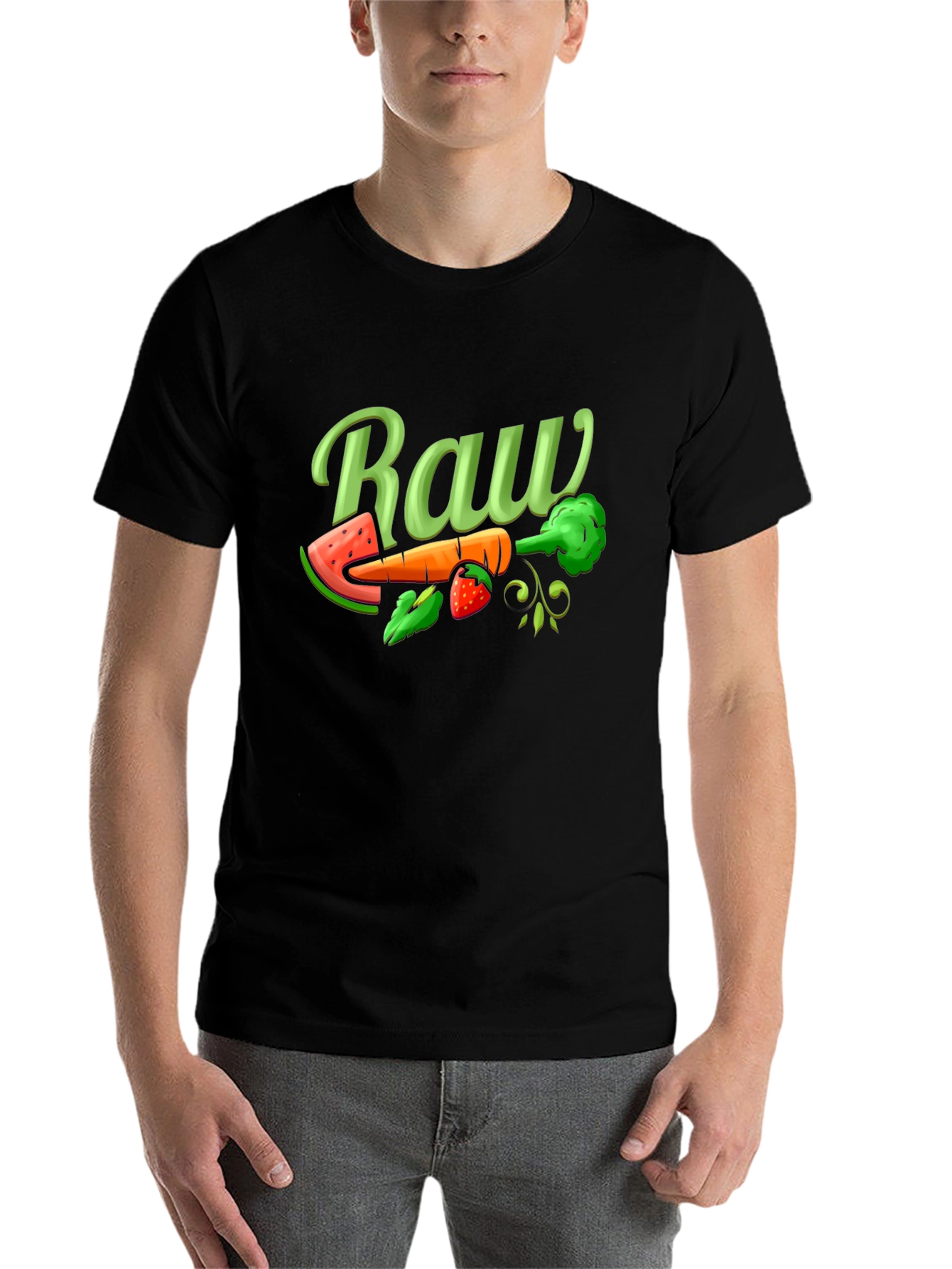 Raw Food Diet T-Shirt - Vegan Graphic Tee - 7