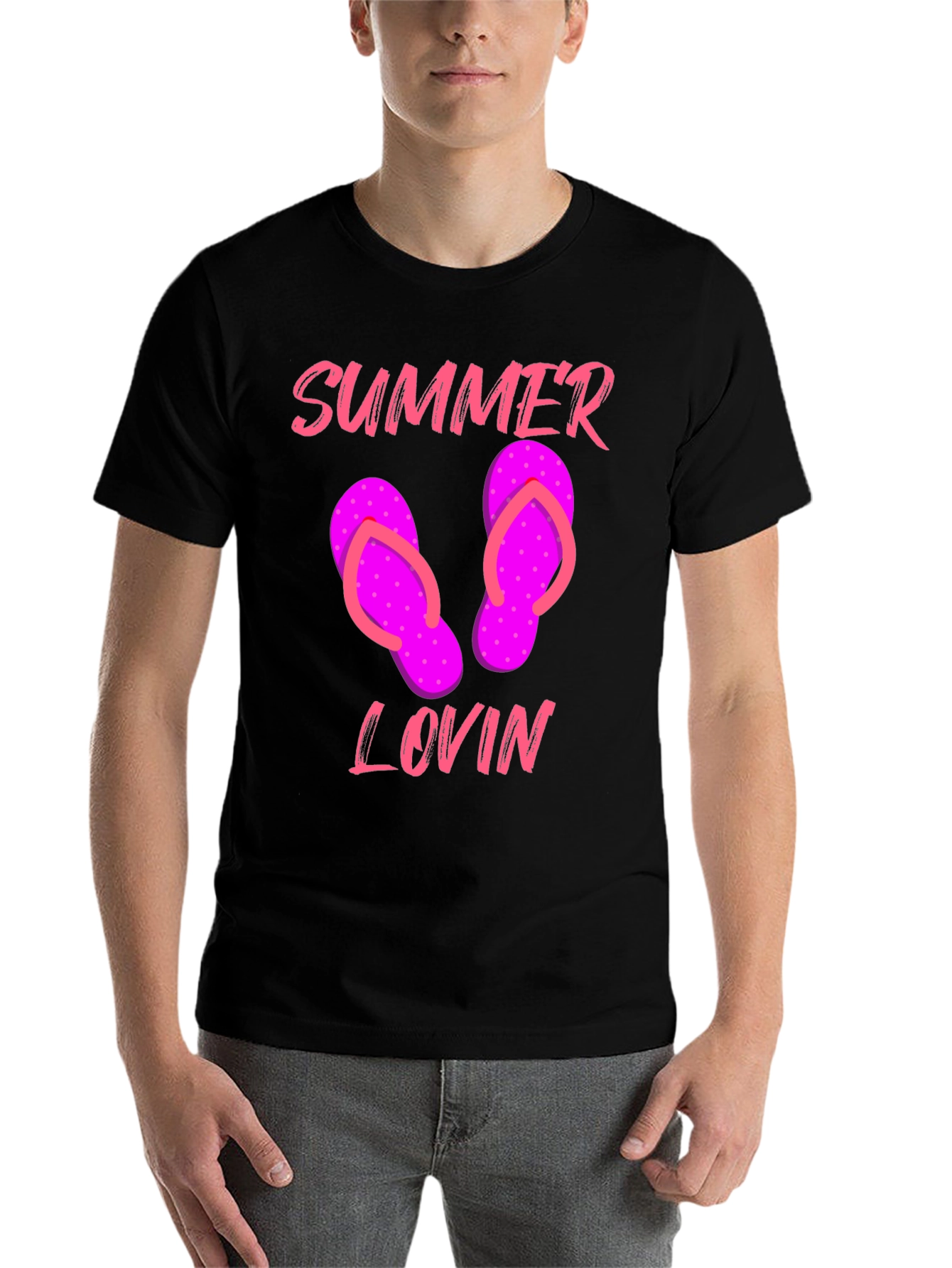 Black Summer Lovin' Graphic Tee view 7