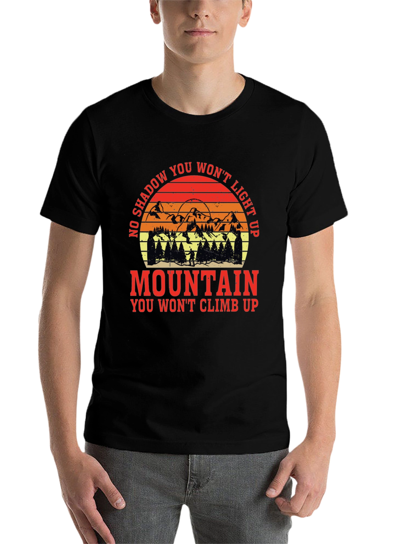 Black Mountain Adventure Black T-Shirt view 7