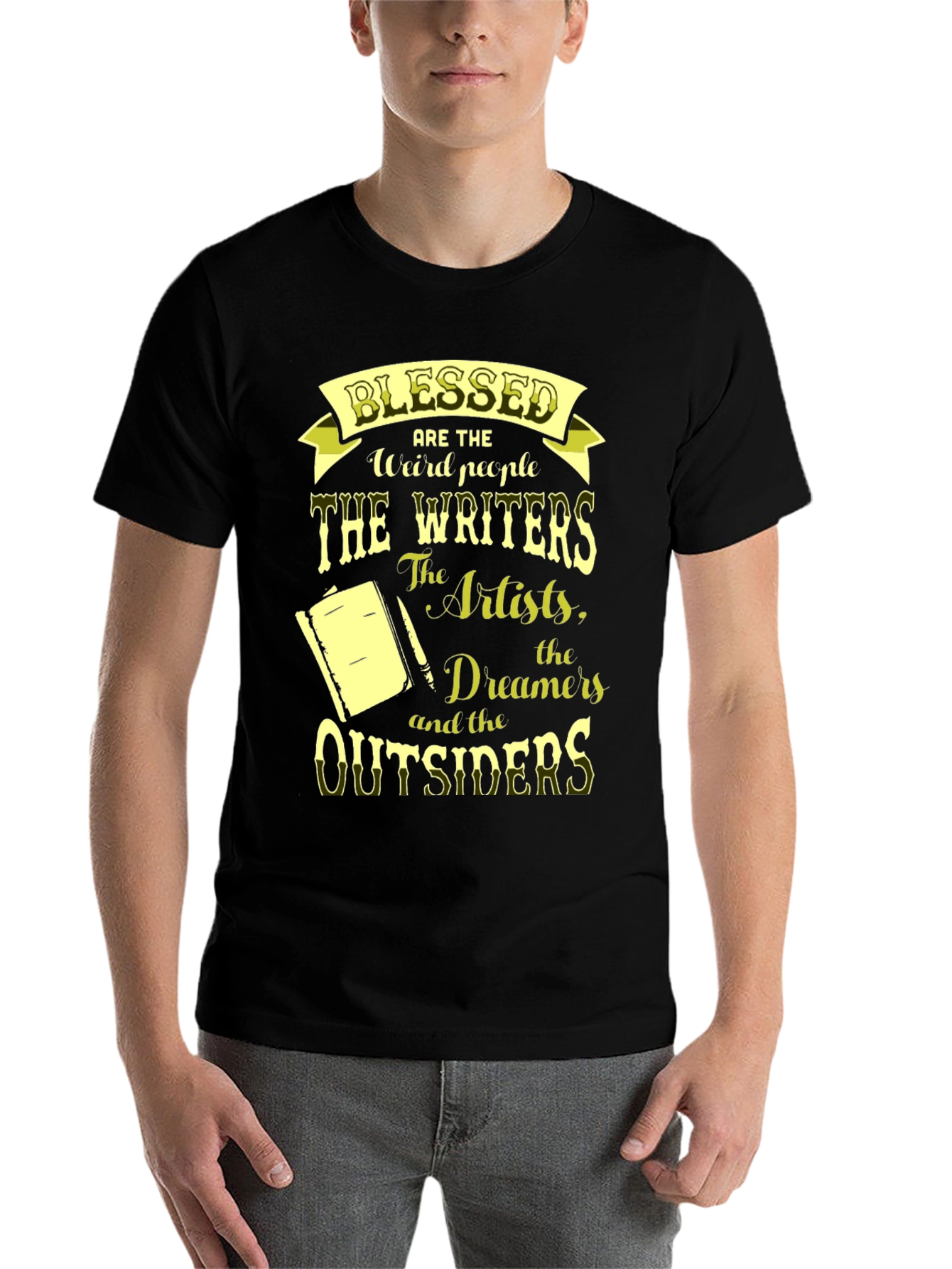 Black Blessed Writers & Artists T-Shirt view 7