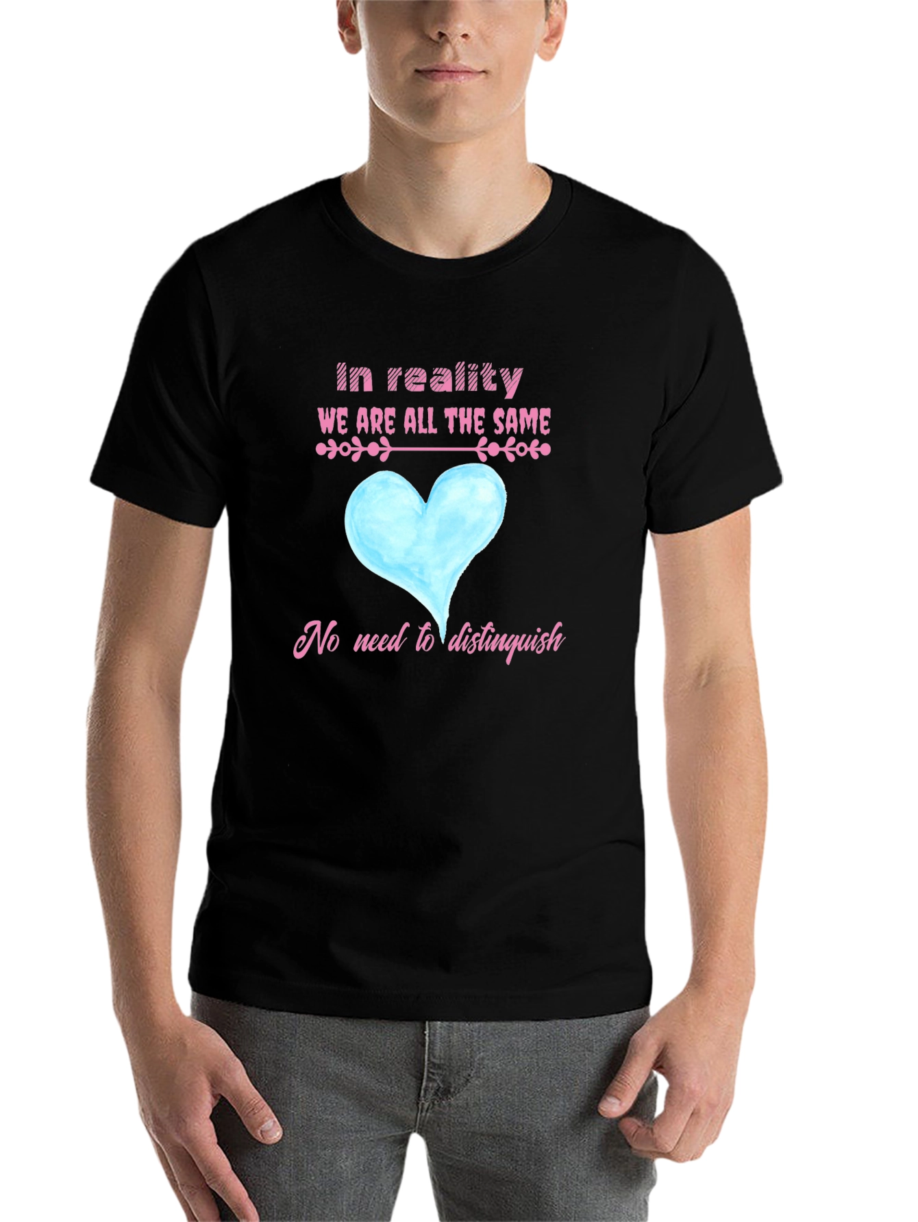 Black Equality T-Shirt - We Are All the Same view 7