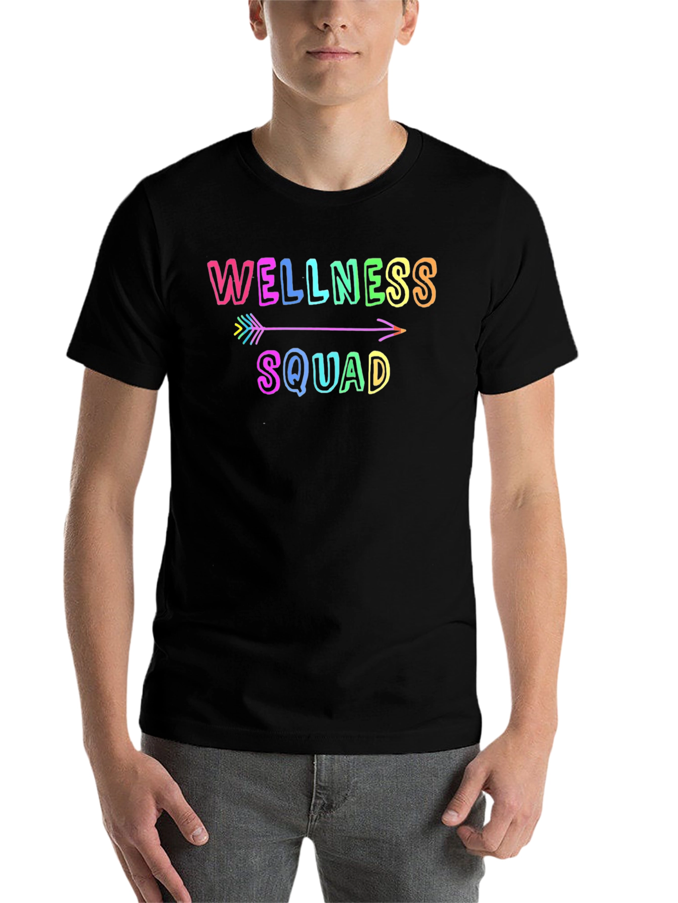 Wellness Squad Black T-Shirt - 7