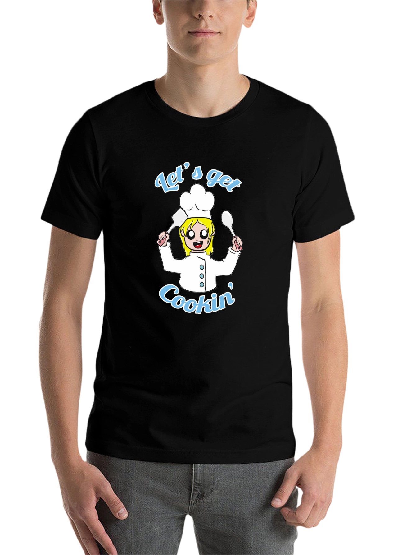 Black Let's Get Cookin' T-Shirt view 7