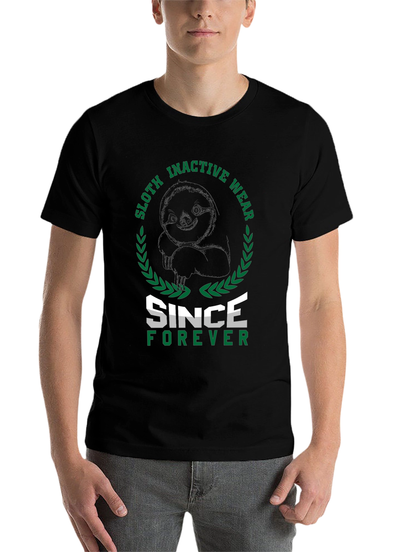 Black Sloth Inactive Wear Since Forever Black T-Shirt view 7
