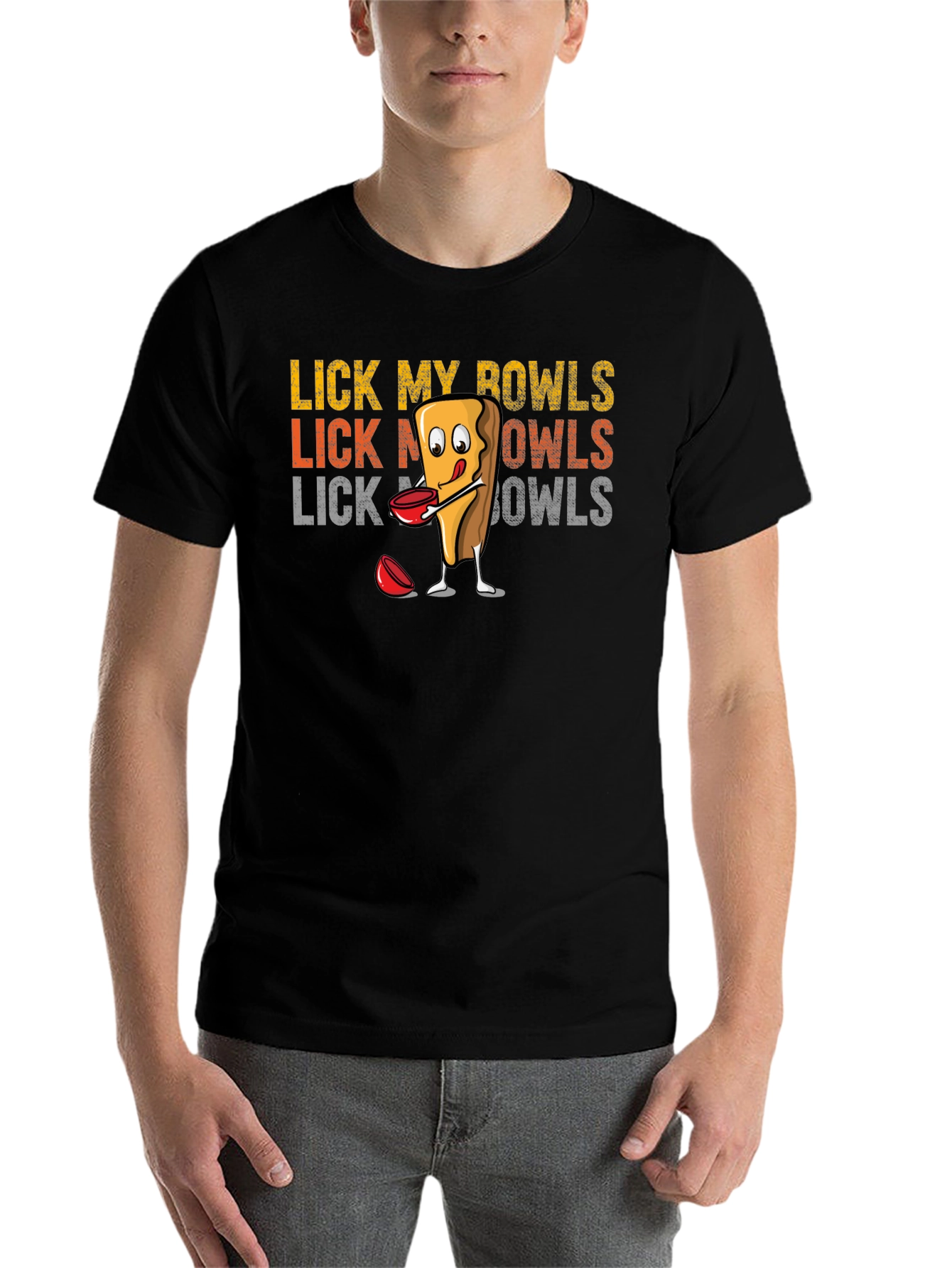 Black Lick My Bowls Graphic Tee view 7