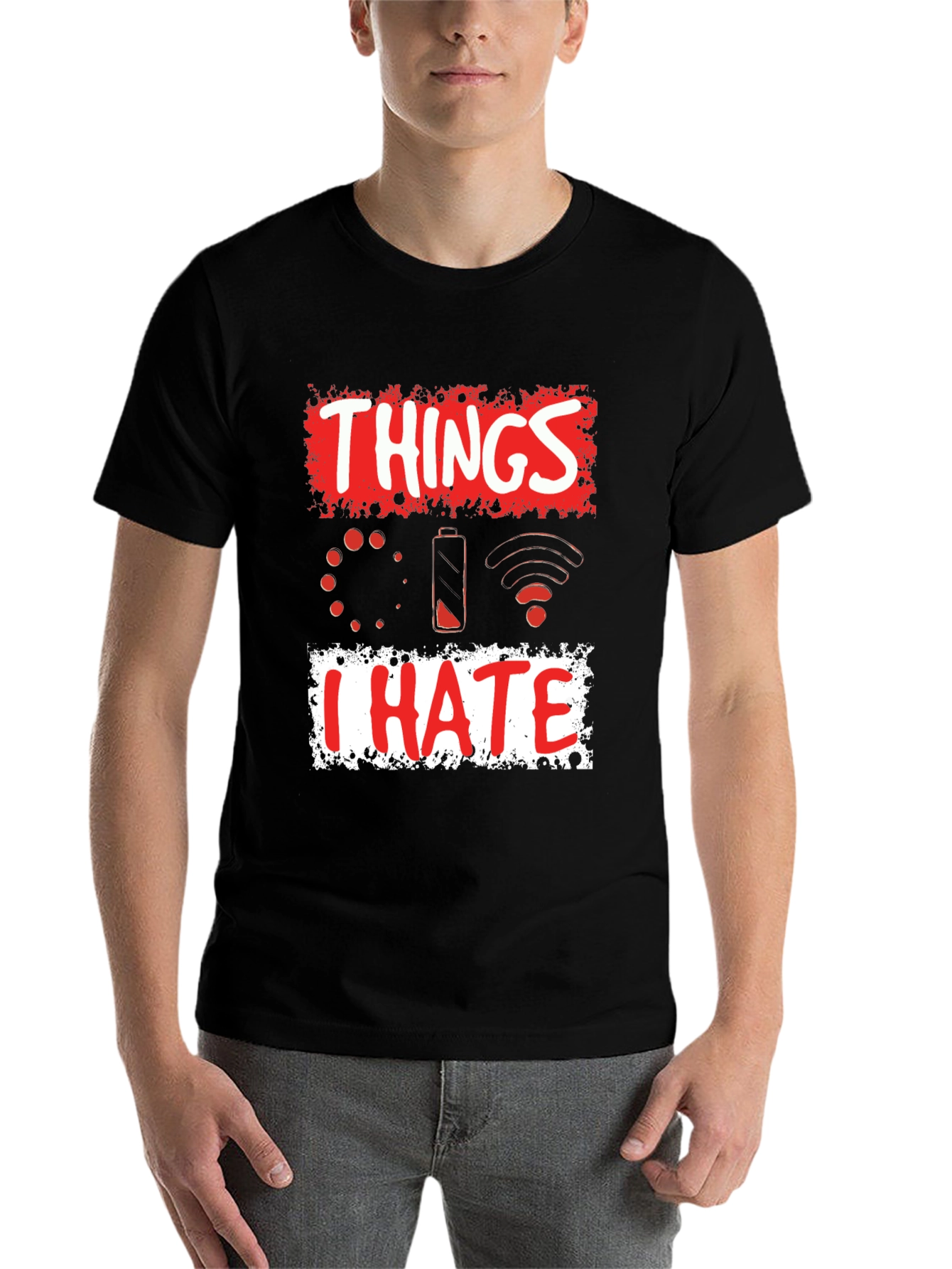 Black Things I Hate T-Shirt - Funny Tech Humor Tee view 7