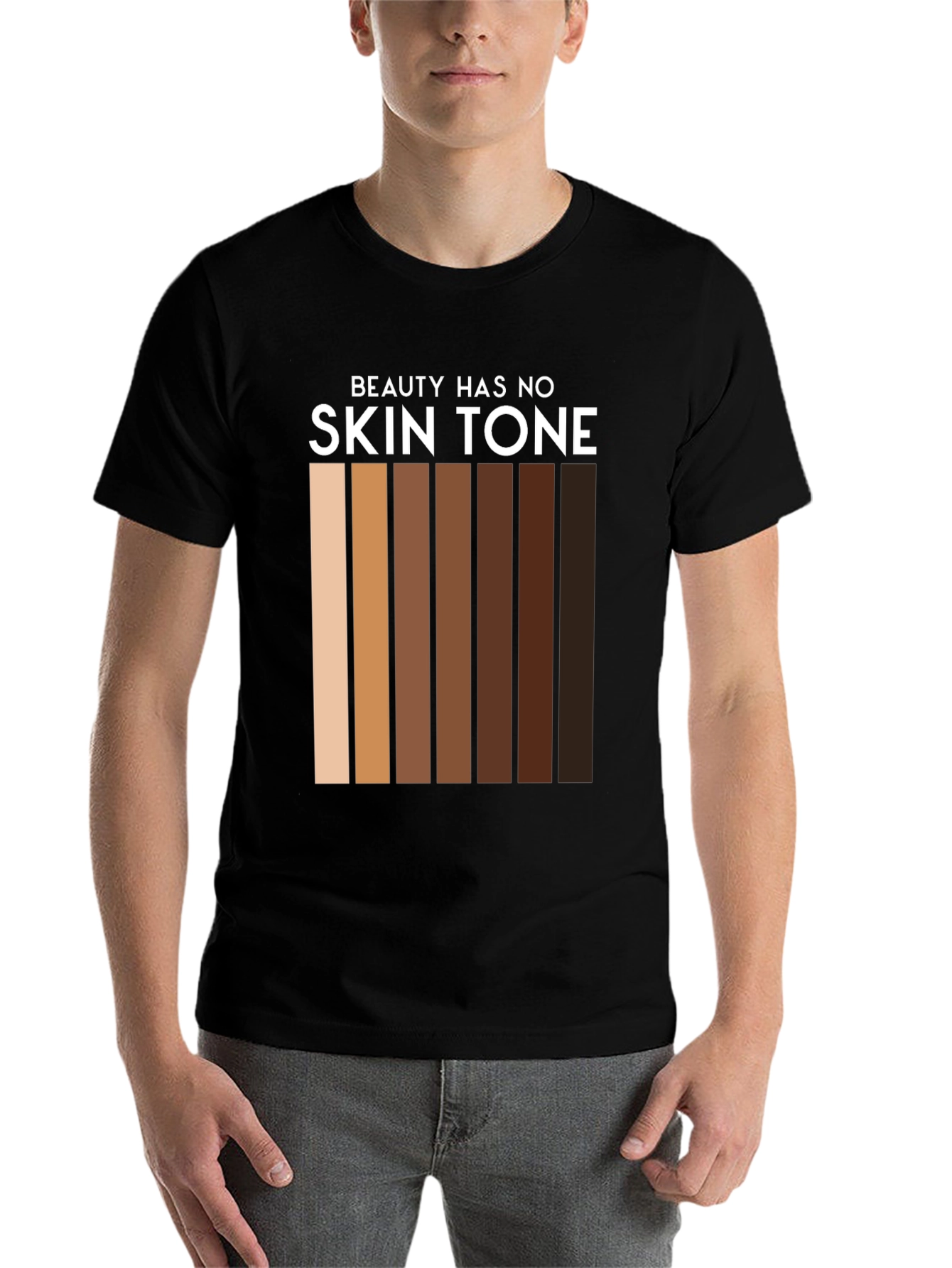 Black Beauty Has No Skin Tone T-Shirt view 7