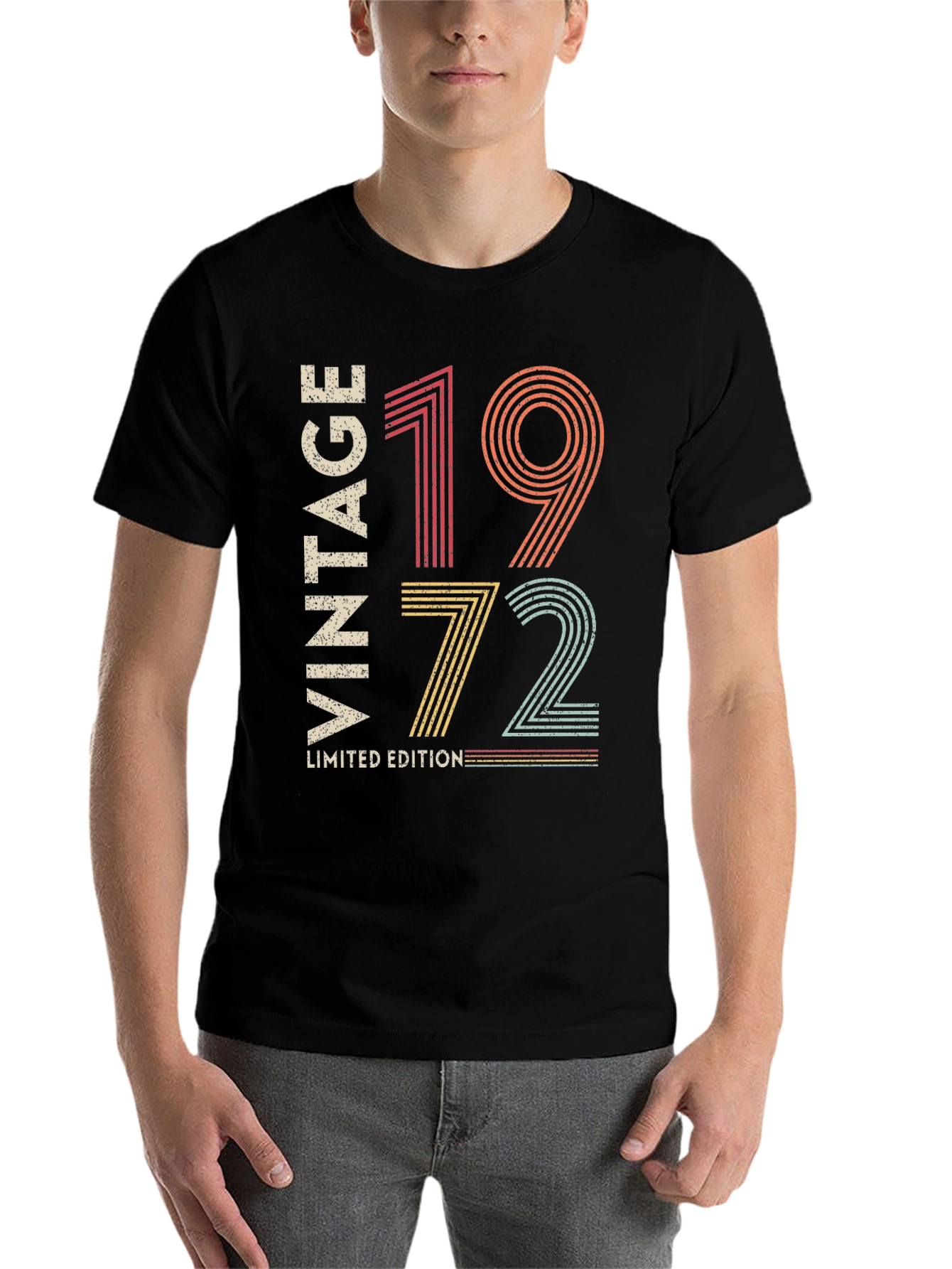 Black Vintage 1972 Limited Edition Graphic T-Shirt view 7