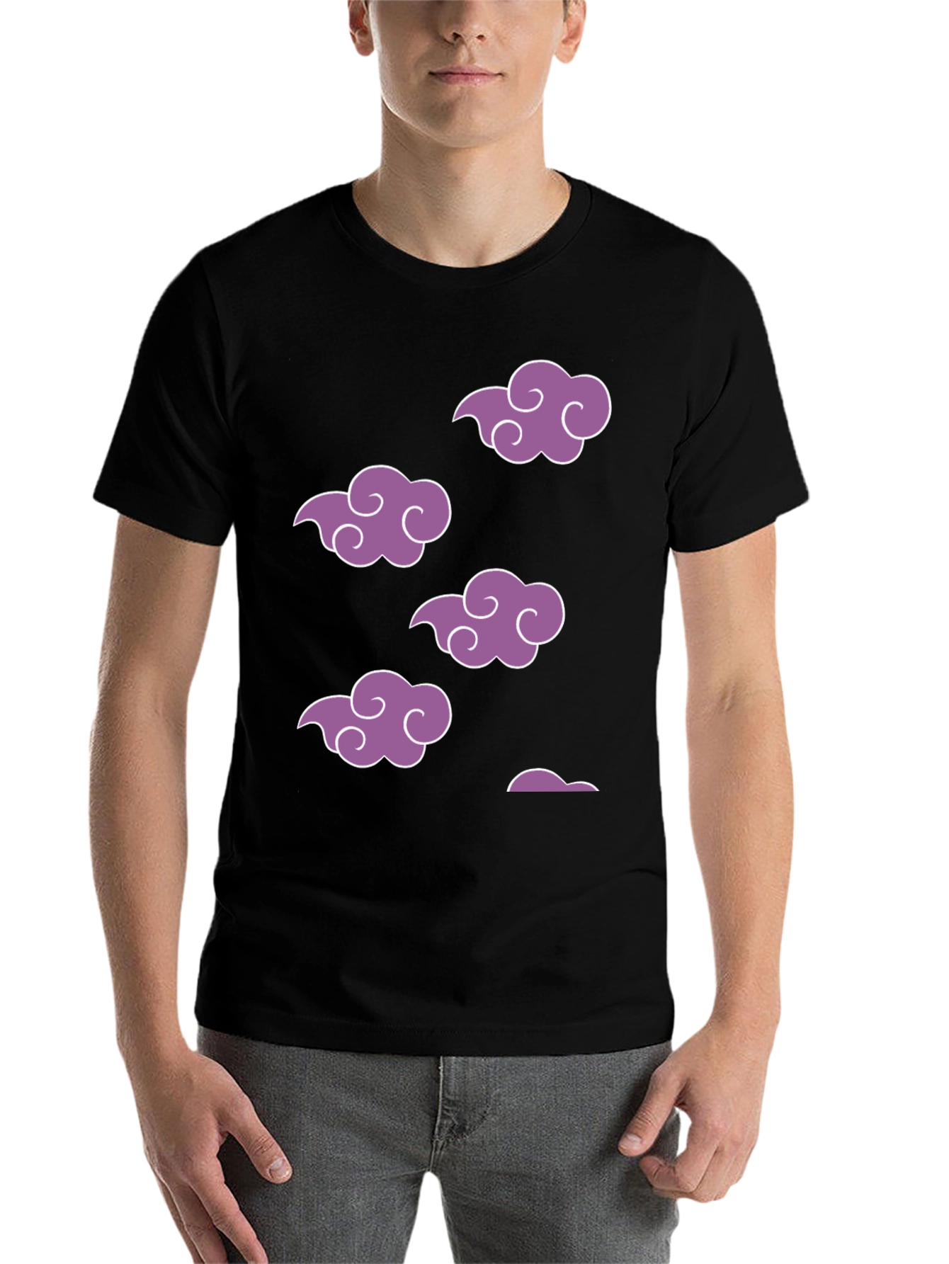 Black Akatsuki Cloud T-Shirt - Anime Inspired view 7