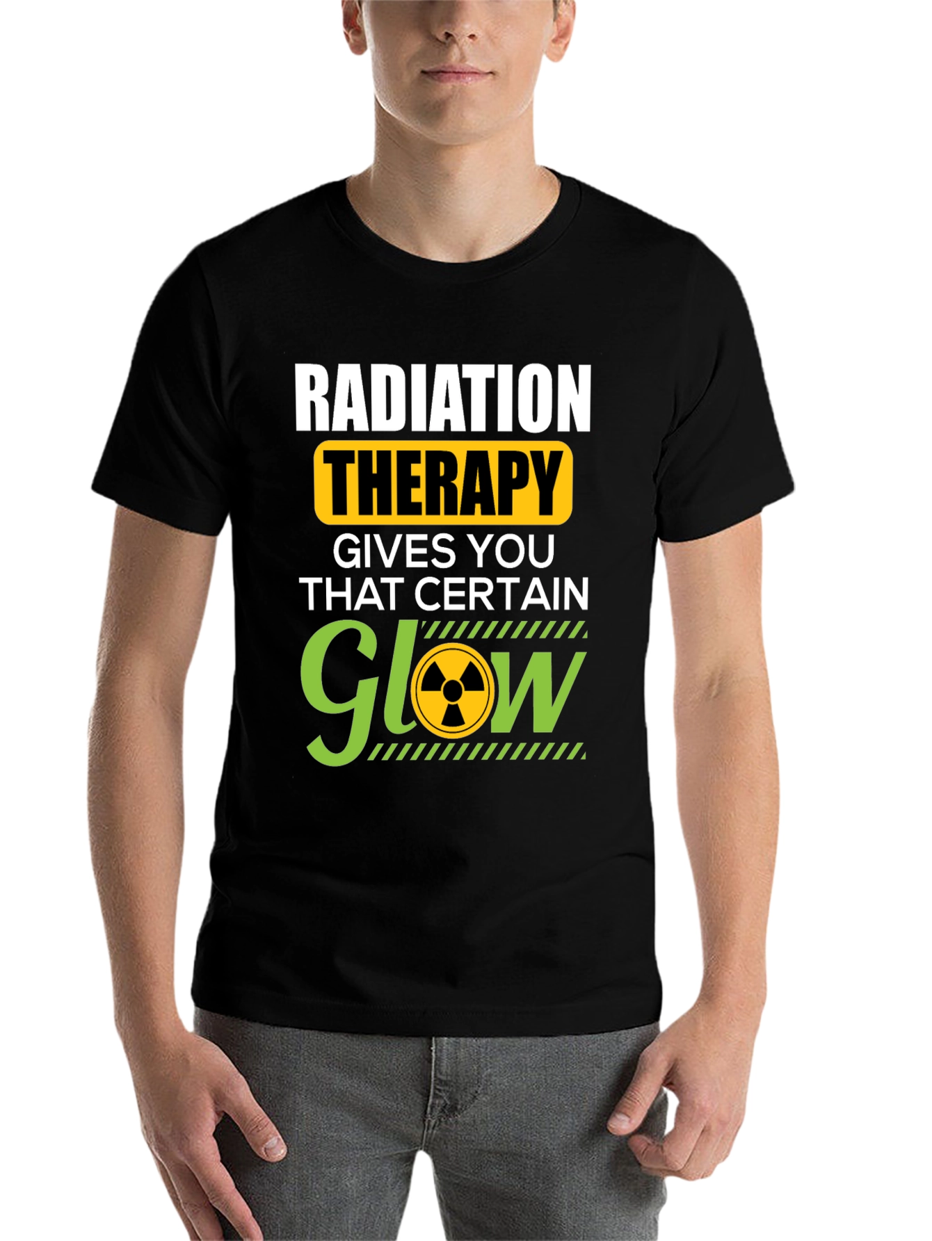 Black Radiation Therapy T-Shirt - That Certain Glow! view 7